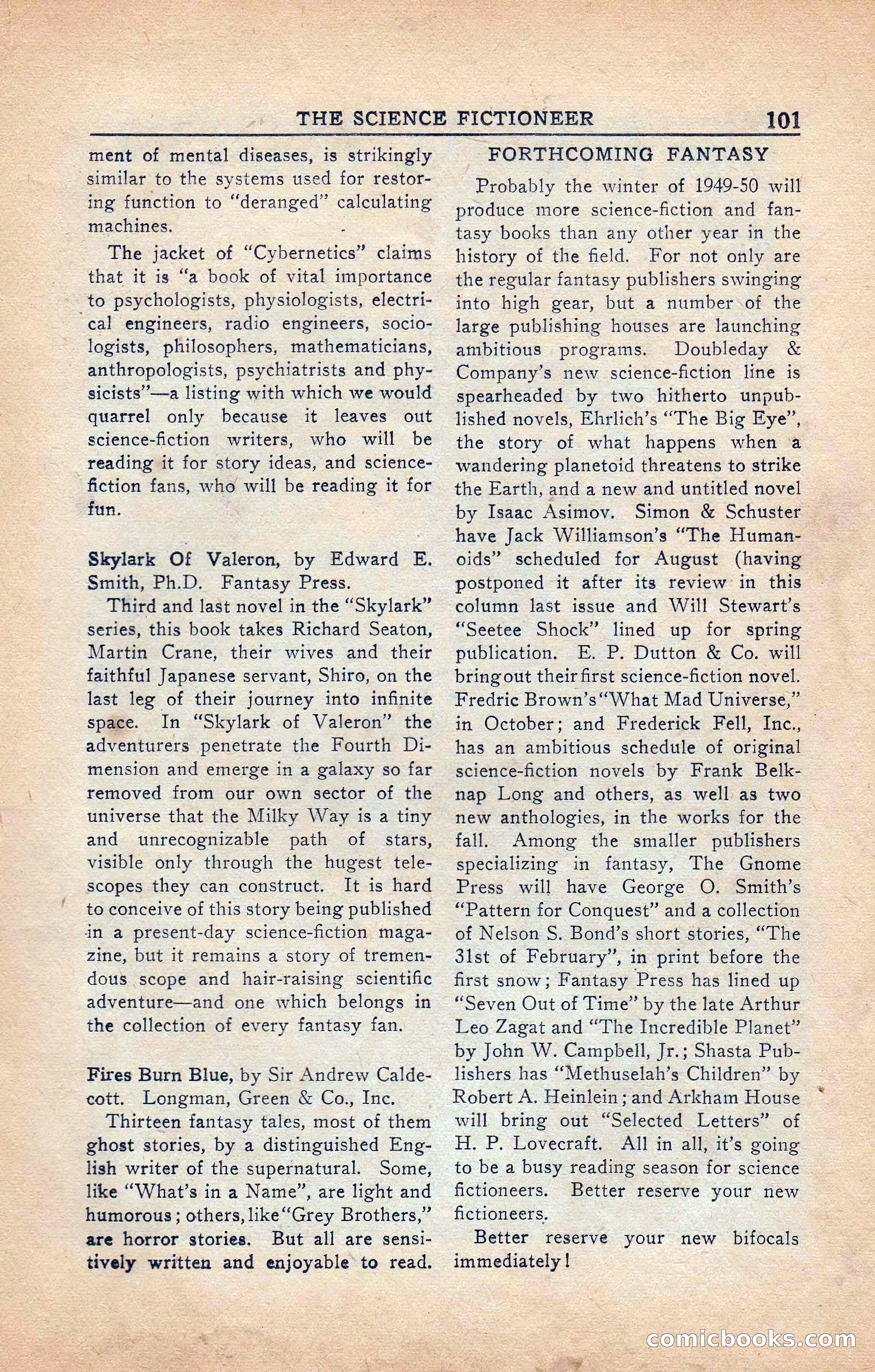 Super Science Stories, Vol. 5, No. 4 — page 102 of 132