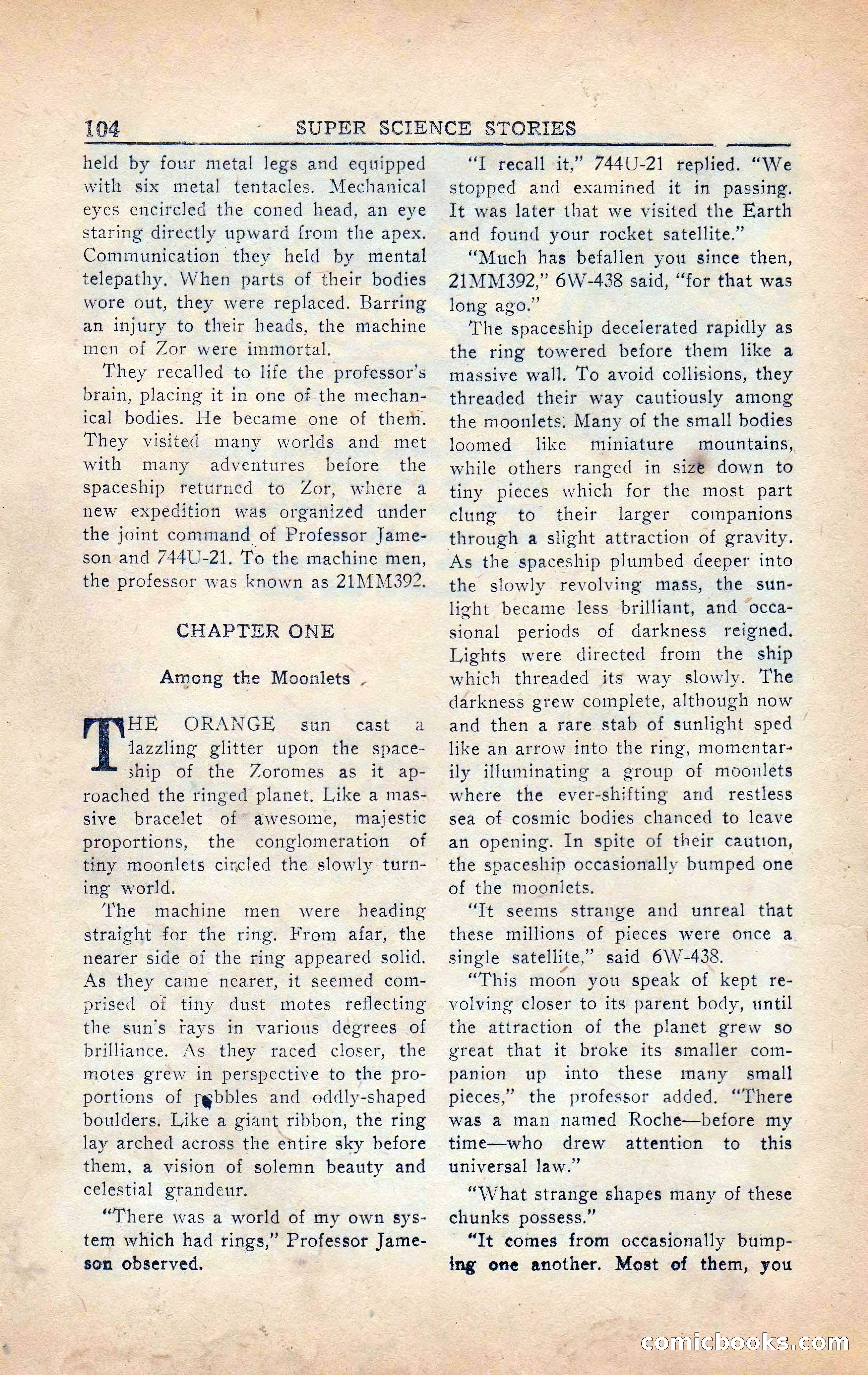 Super Science Stories, Vol. 5, No. 4 — page 105 of 132