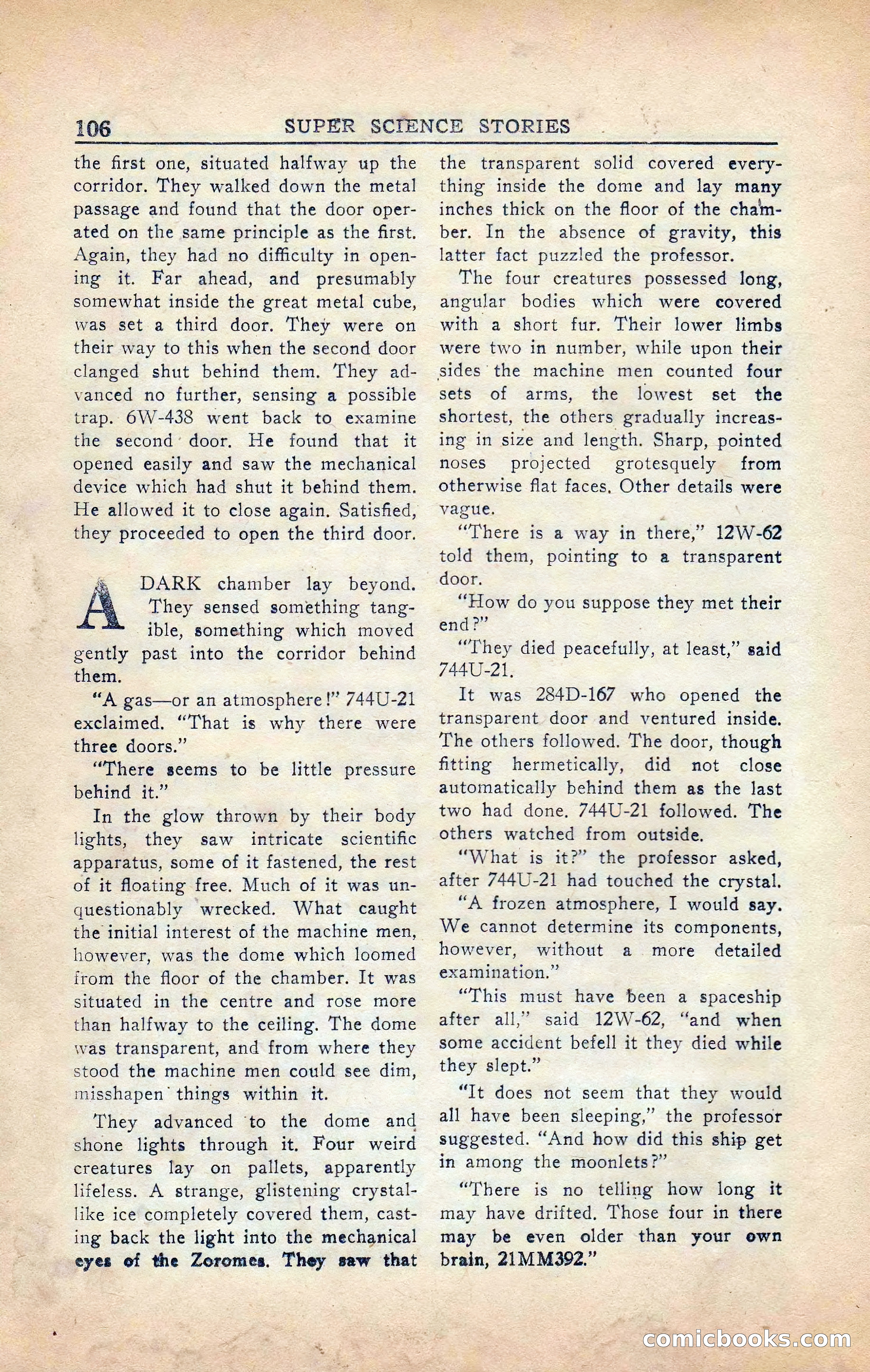 Super Science Stories, Vol. 5, No. 4 — page 107 of 132