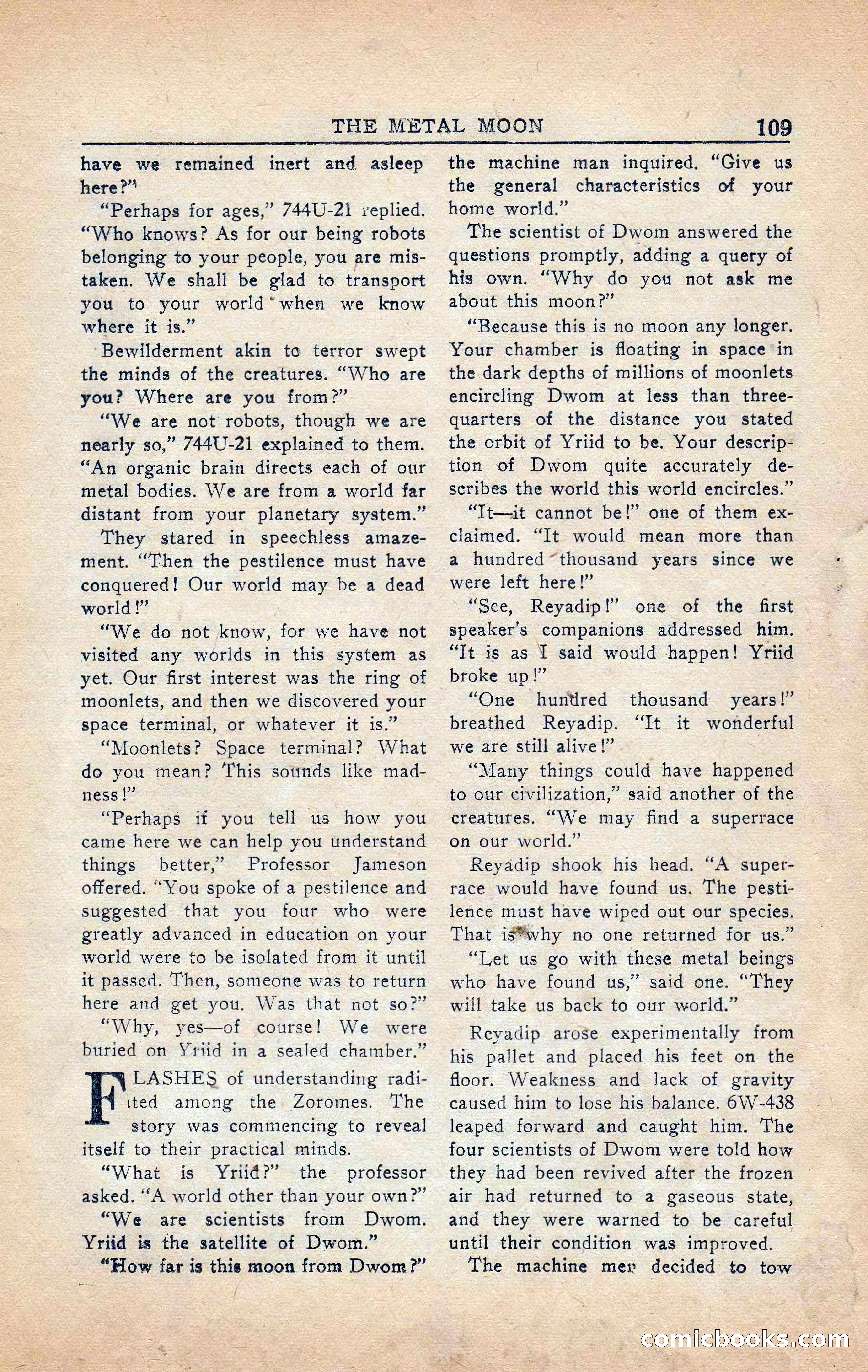 Super Science Stories, Vol. 5, No. 4 — page 110 of 132