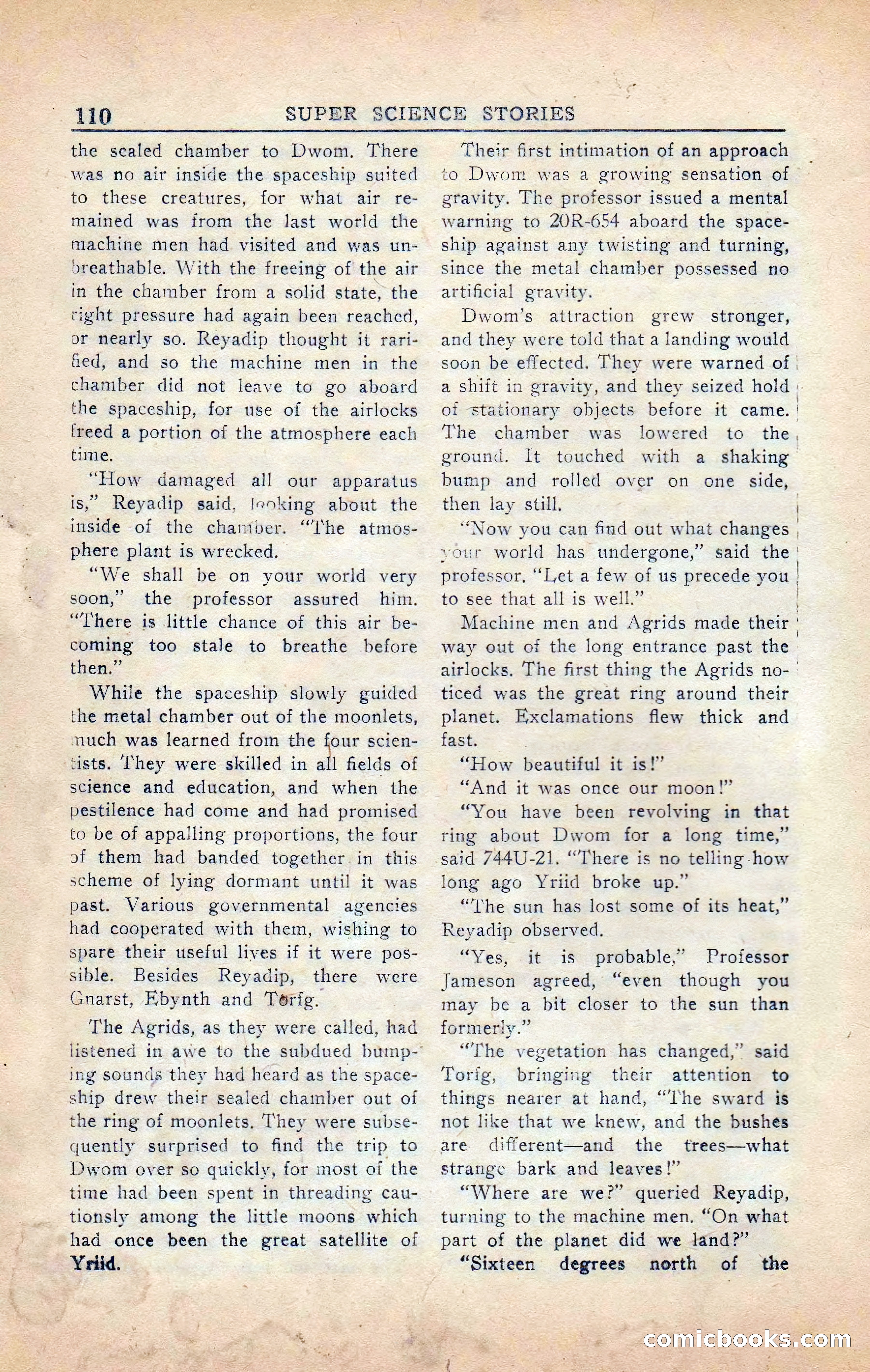 Super Science Stories, Vol. 5, No. 4 — page 111 of 132