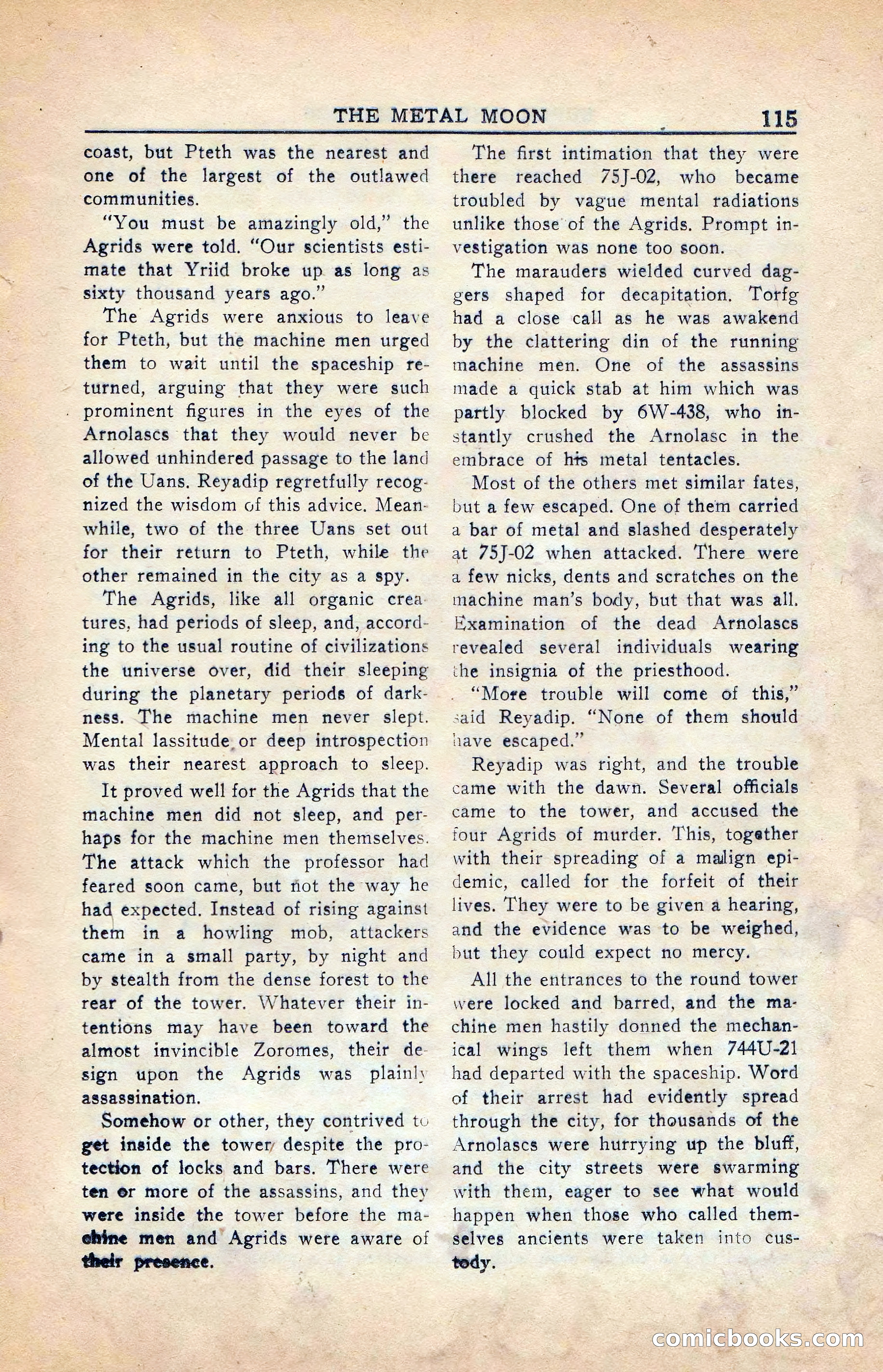 Super Science Stories, Vol. 5, No. 4 — page 116 of 132