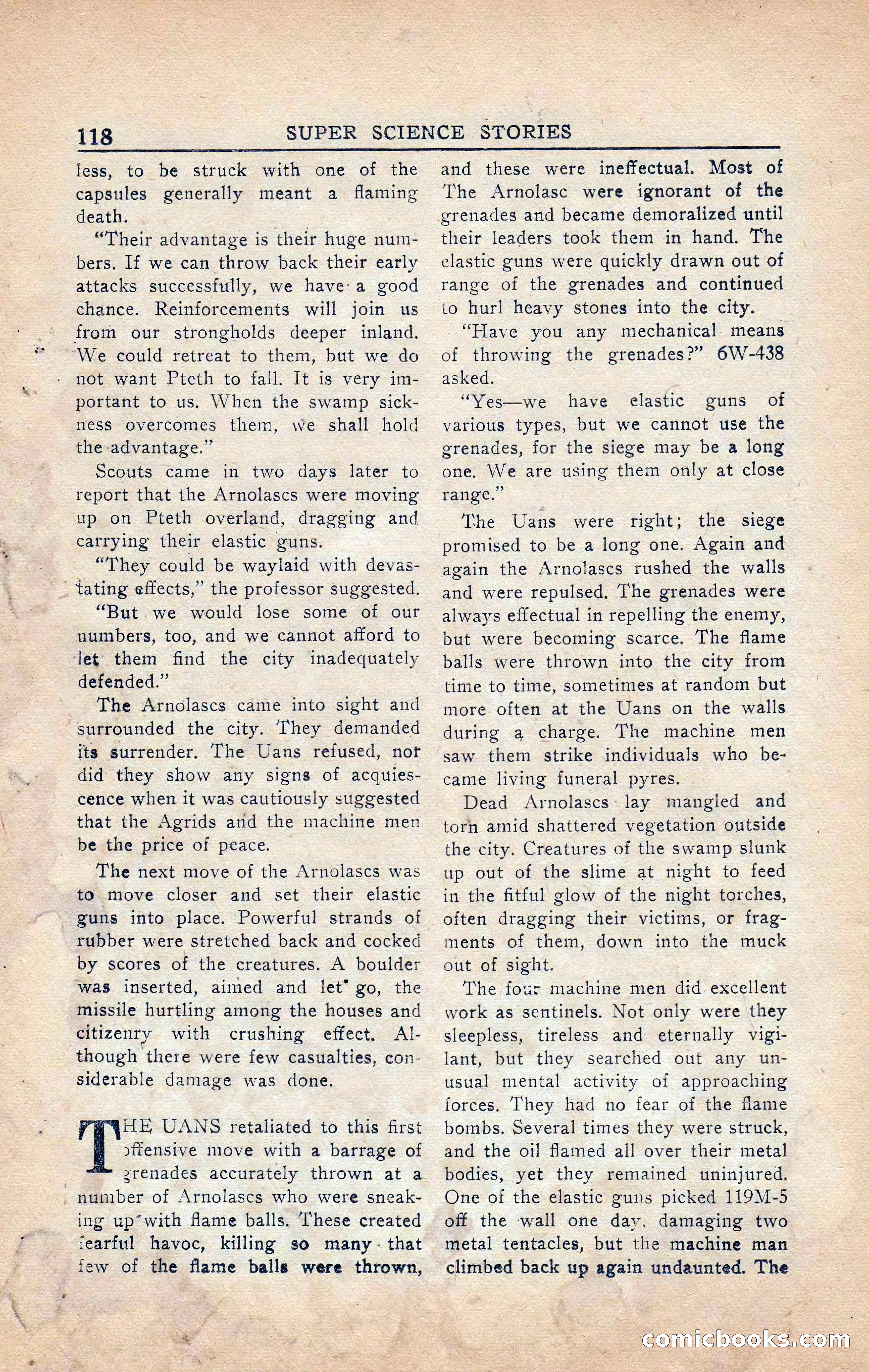 Super Science Stories, Vol. 5, No. 4 — page 119 of 132