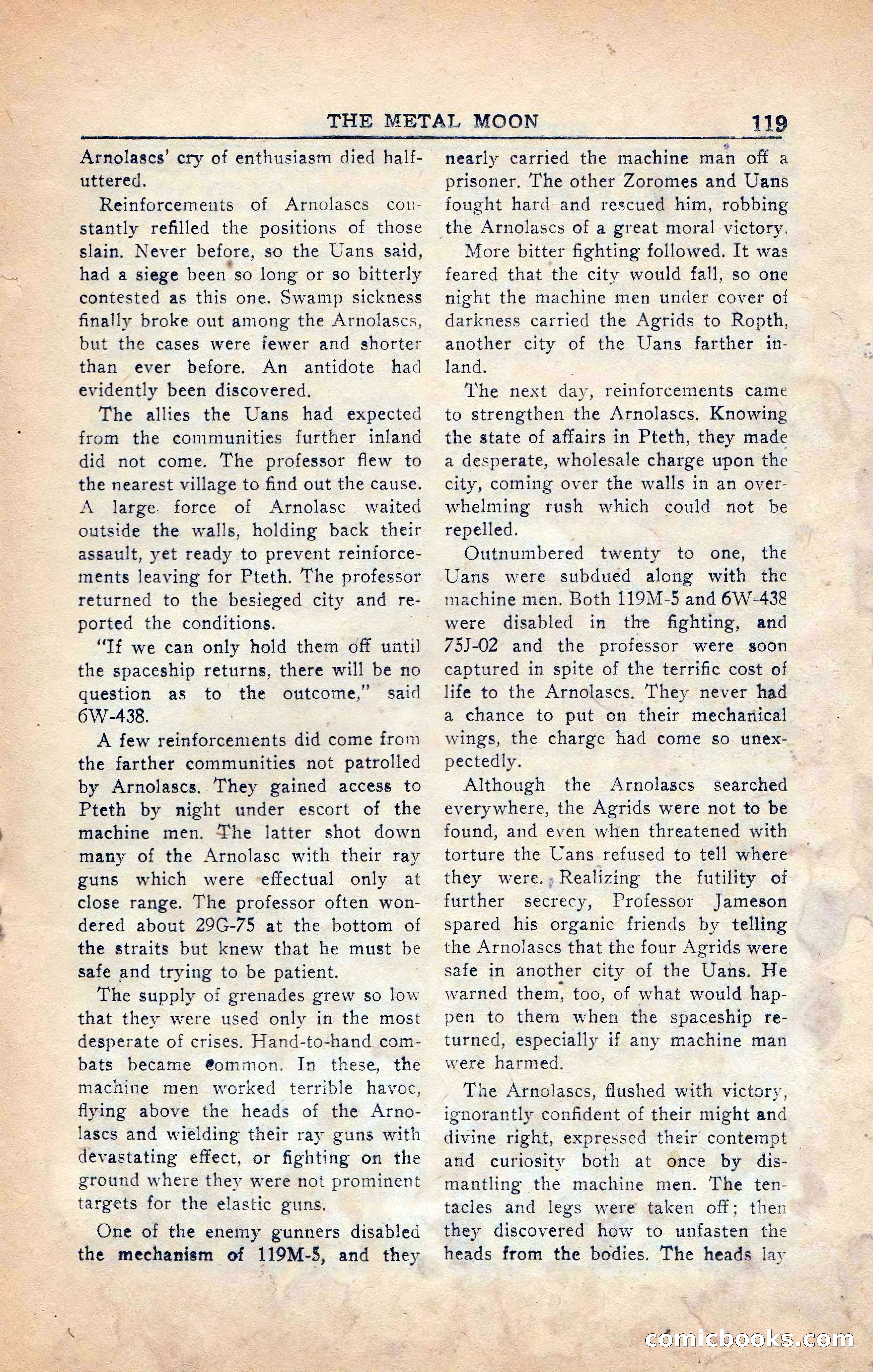 Super Science Stories, Vol. 5, No. 4 — page 120 of 132