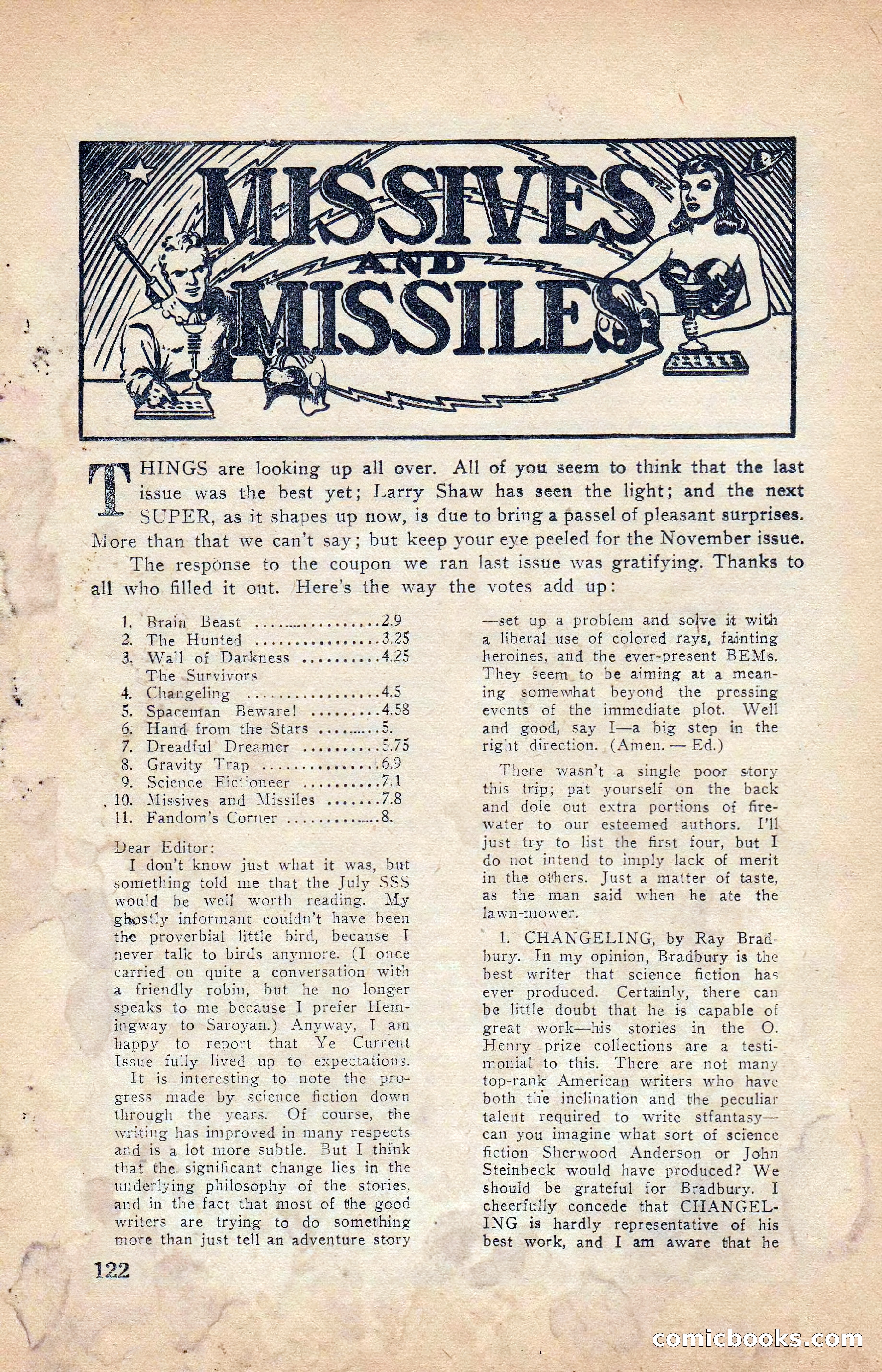 Super Science Stories, Vol. 5, No. 4 — page 123 of 132