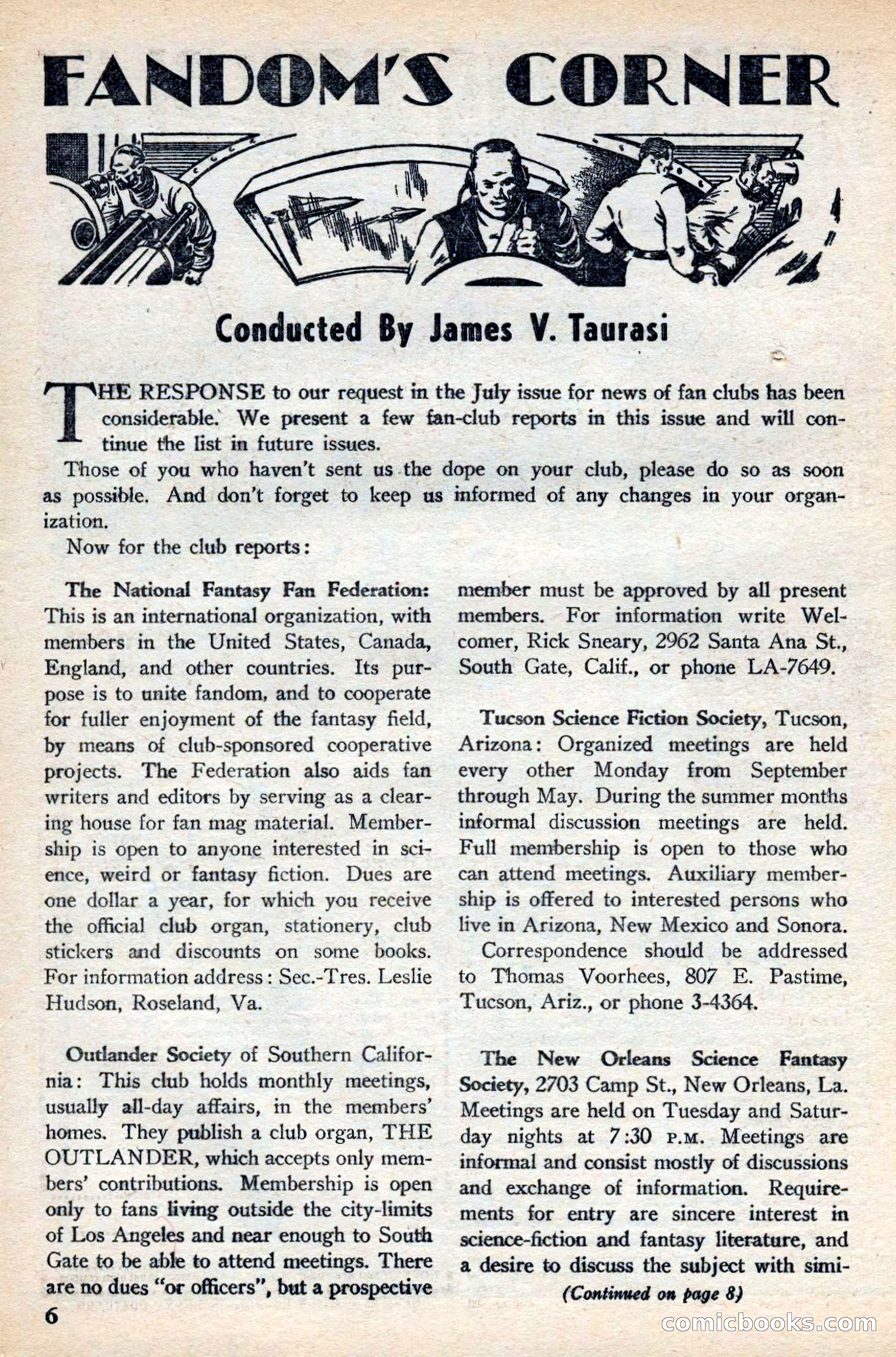 Super Science Stories, November 1949 — page 6 of 132