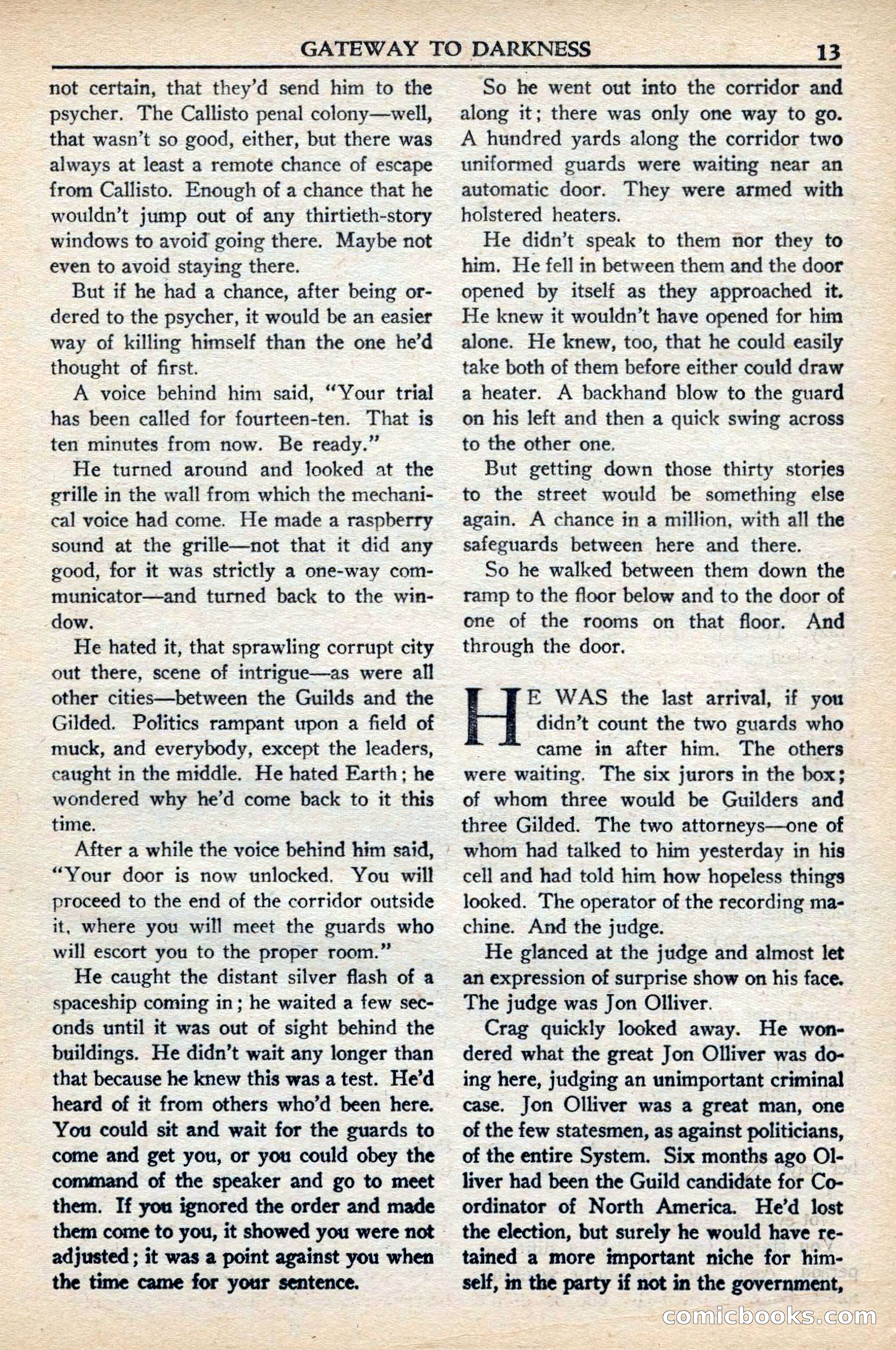 Super Science Stories, November 1949 — page 13 of 132