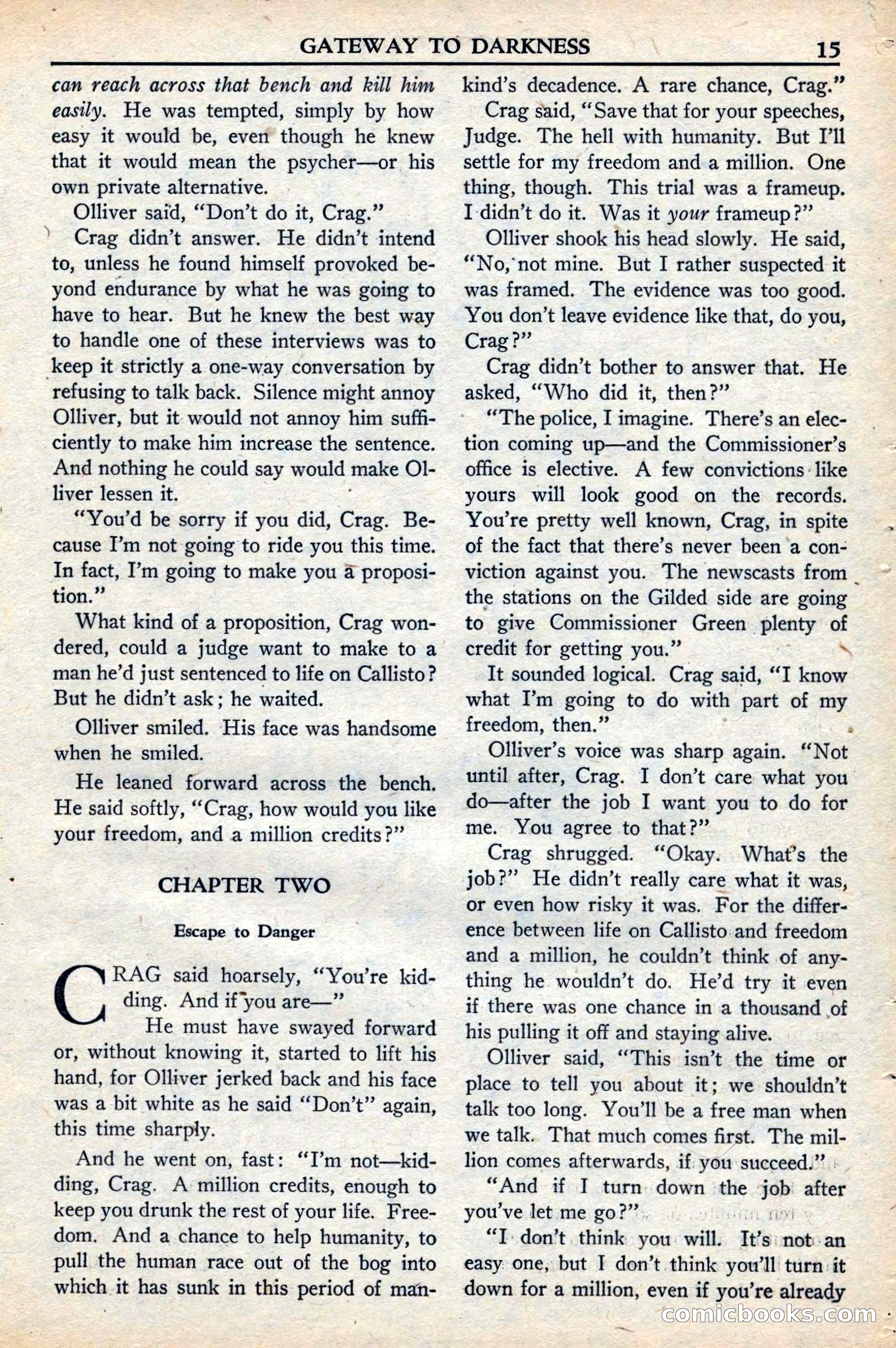 Super Science Stories, November 1949 — page 15 of 132