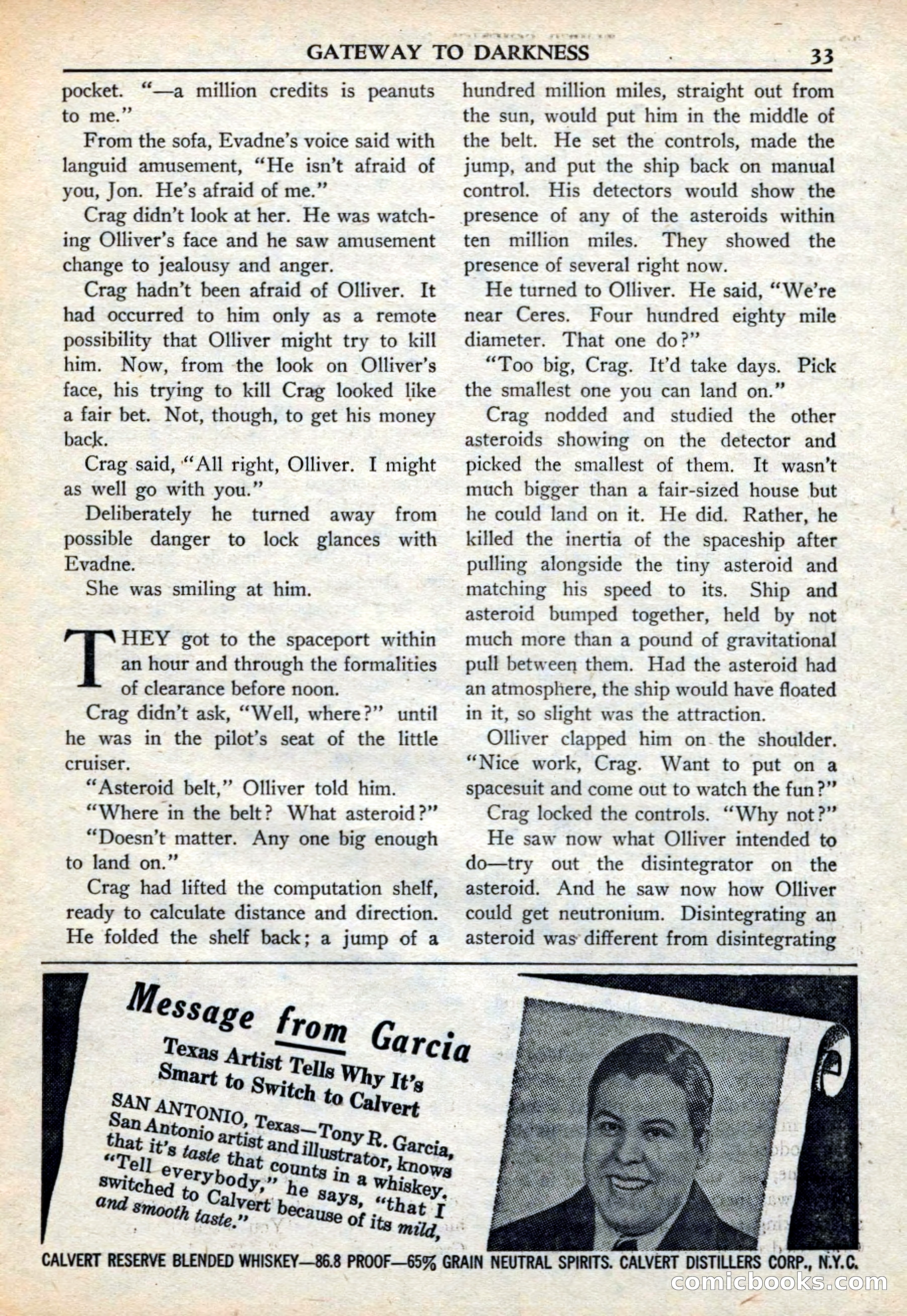 Super Science Stories, November 1949 — page 33 of 132