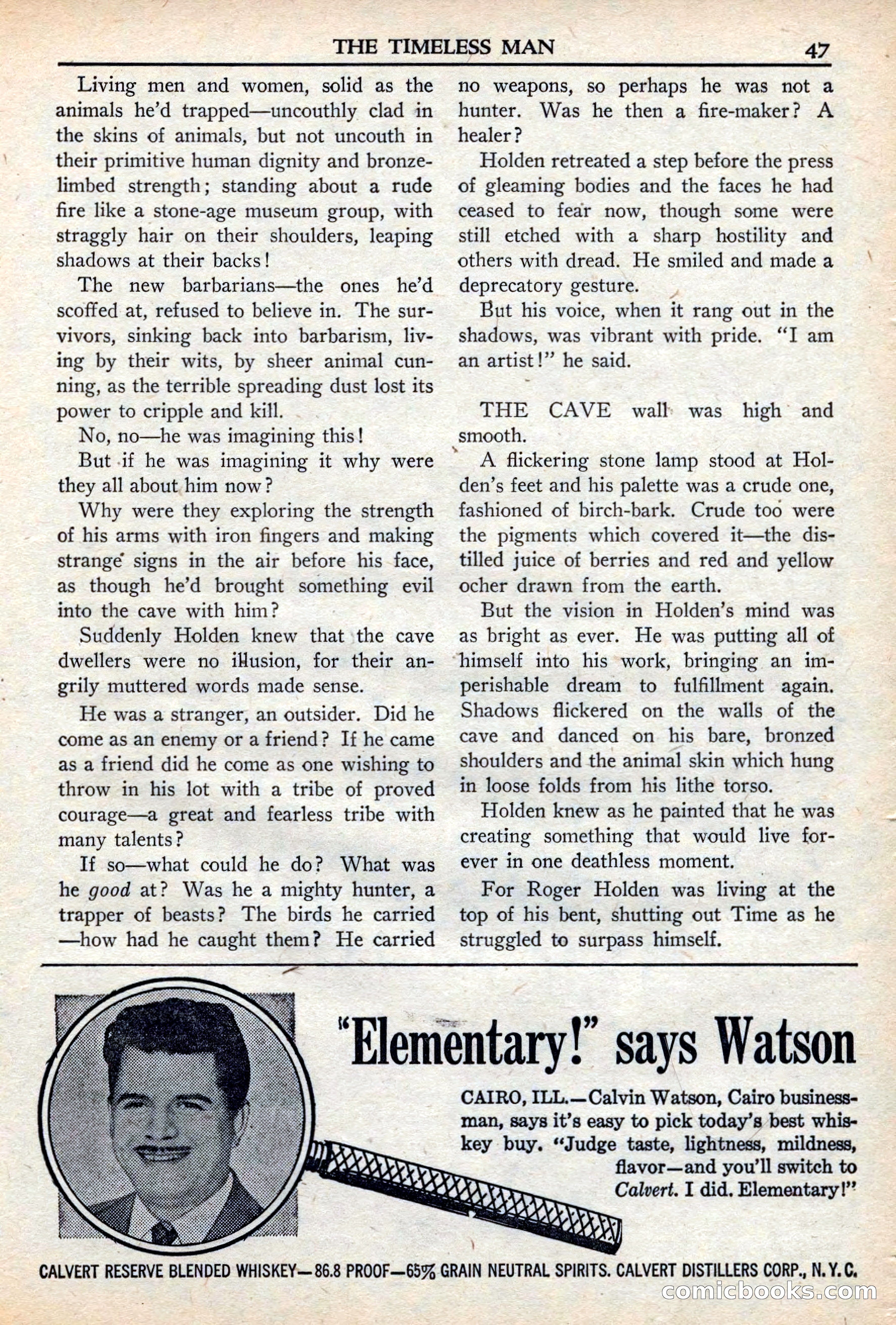 Super Science Stories, November 1949 — page 47 of 132