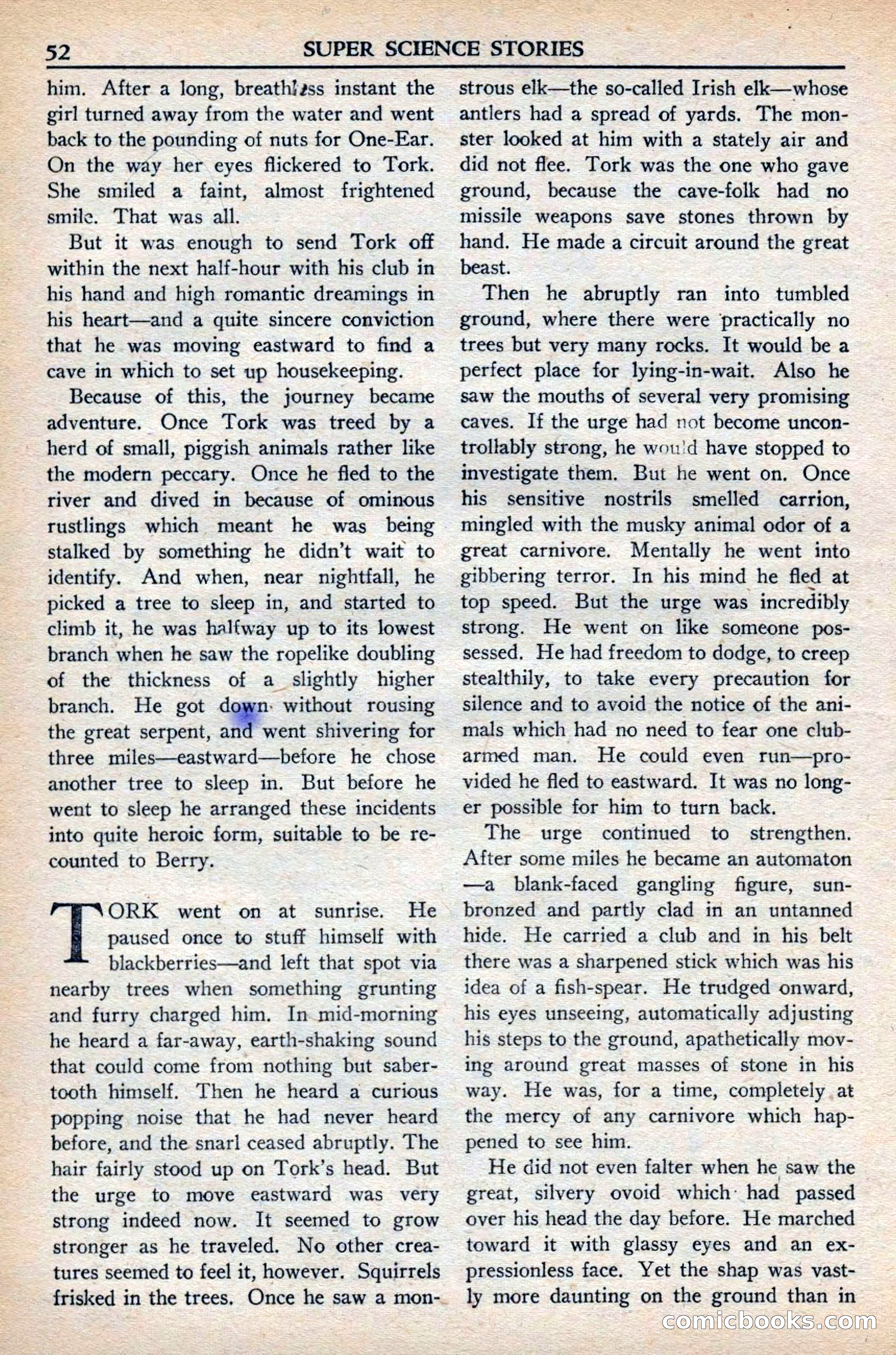 Super Science Stories, November 1949 — page 52 of 132
