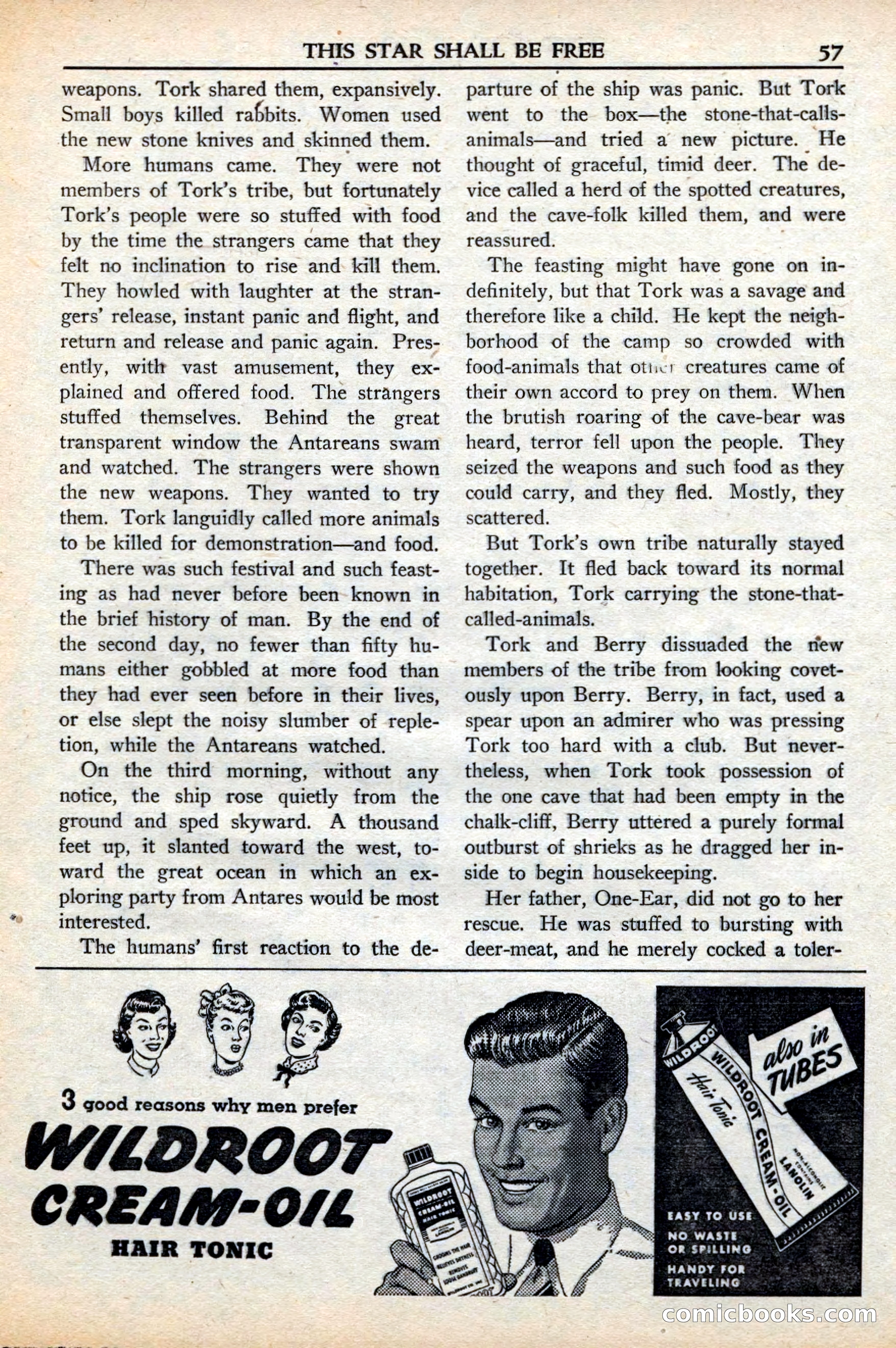 Super Science Stories, November 1949 — page 57 of 132