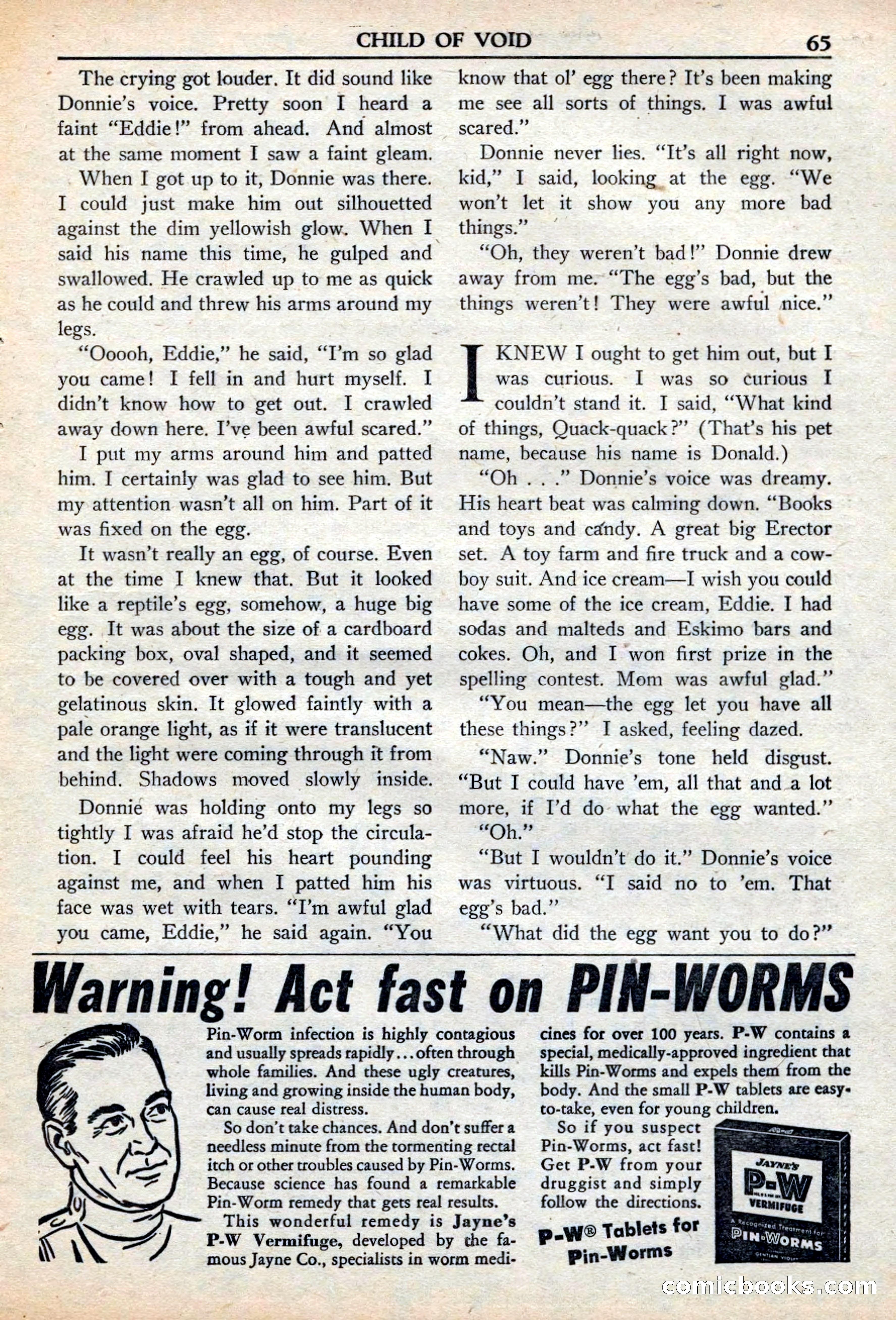 Super Science Stories, November 1949 — page 65 of 132