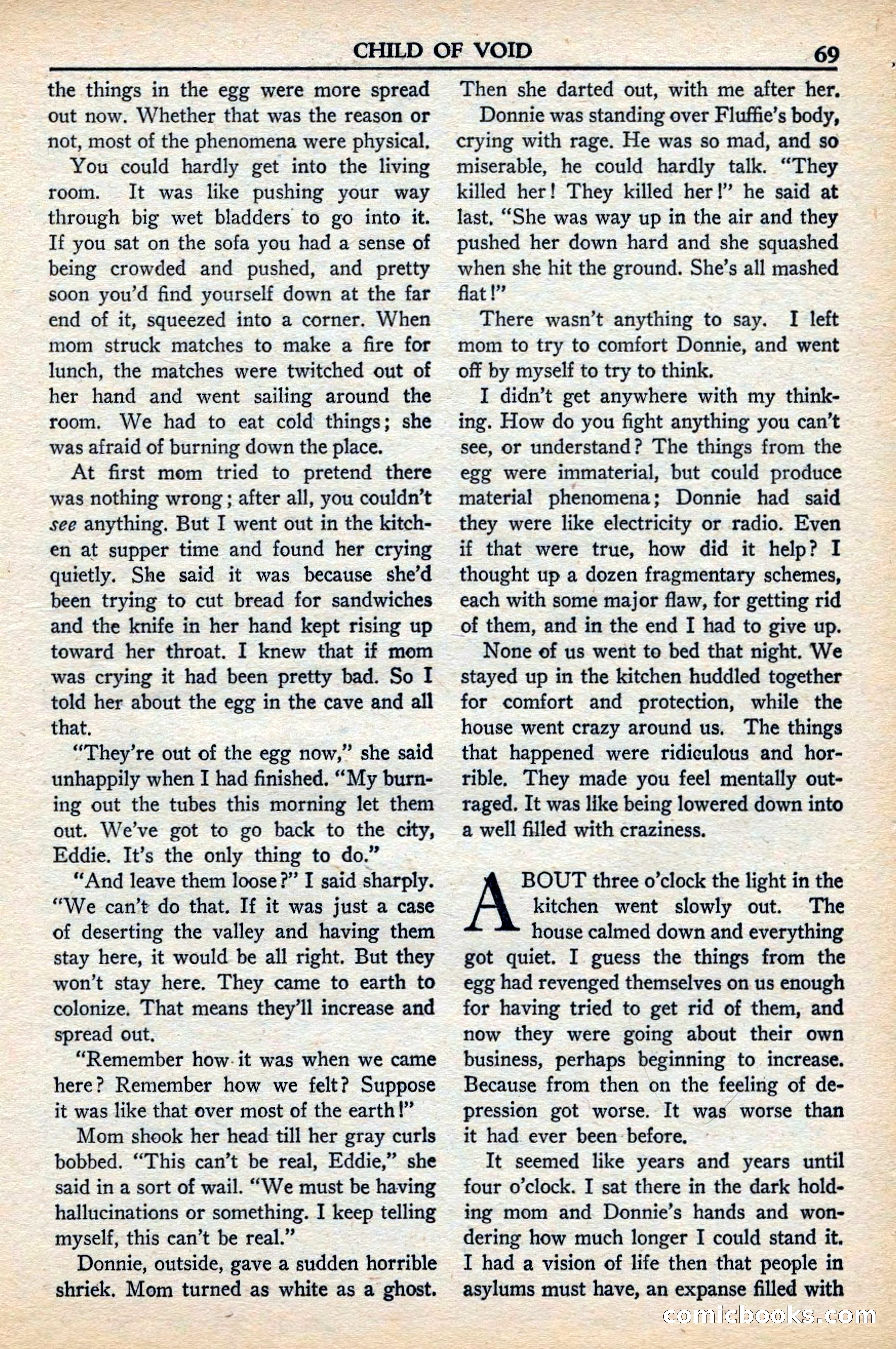 Super Science Stories, November 1949 — page 69 of 132