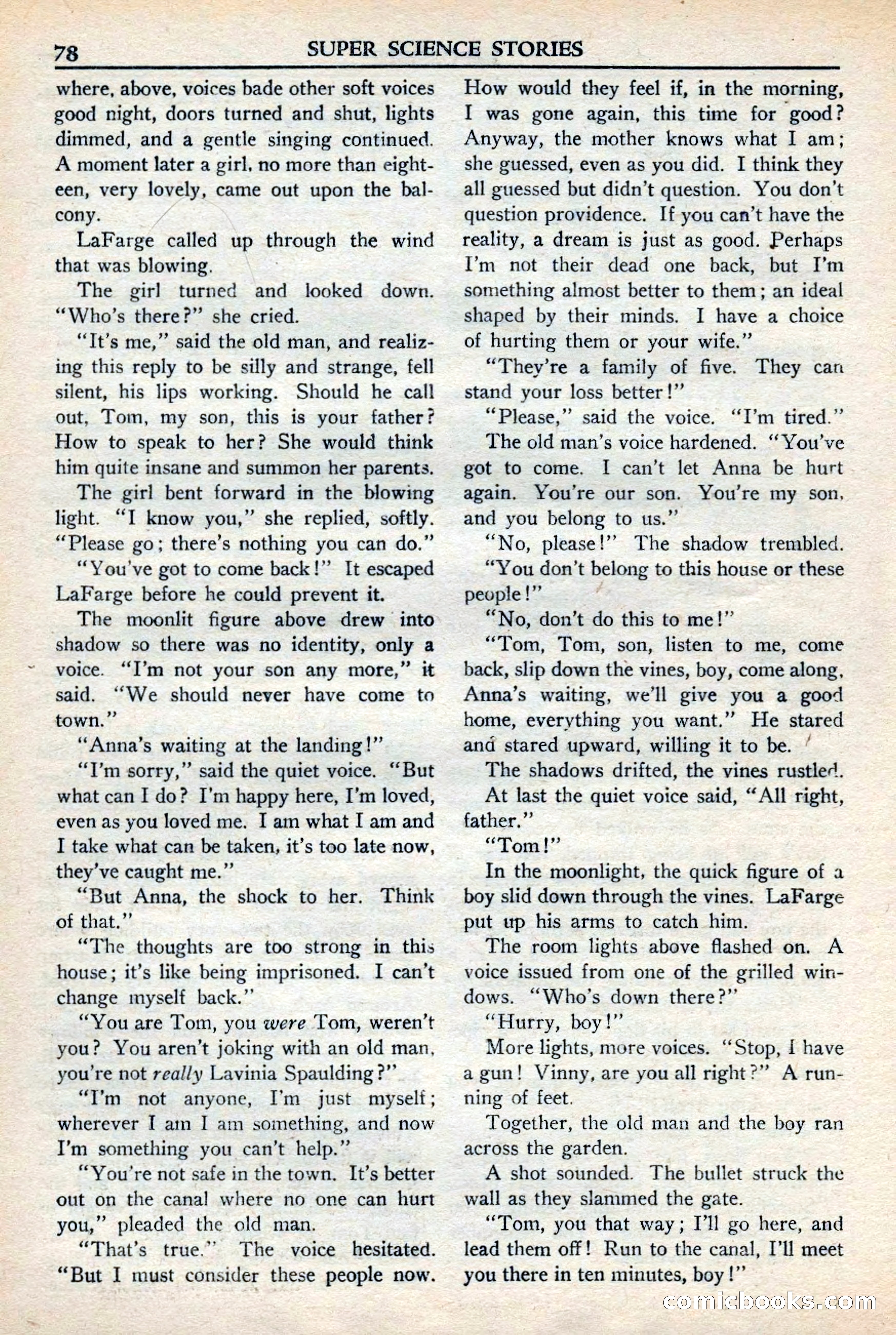 Super Science Stories, November 1949 — page 78 of 132
