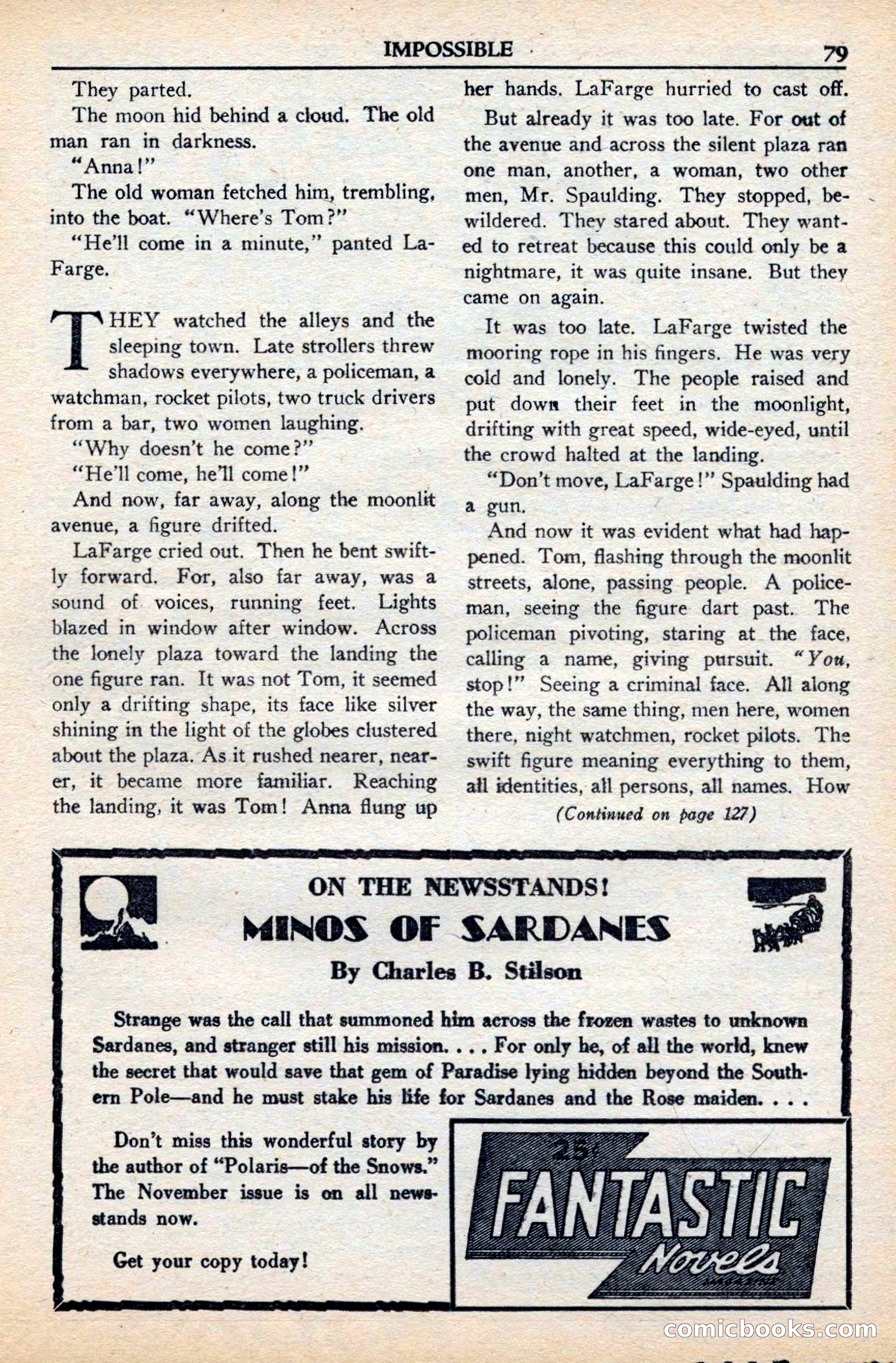 Super Science Stories, November 1949 — page 79 of 132