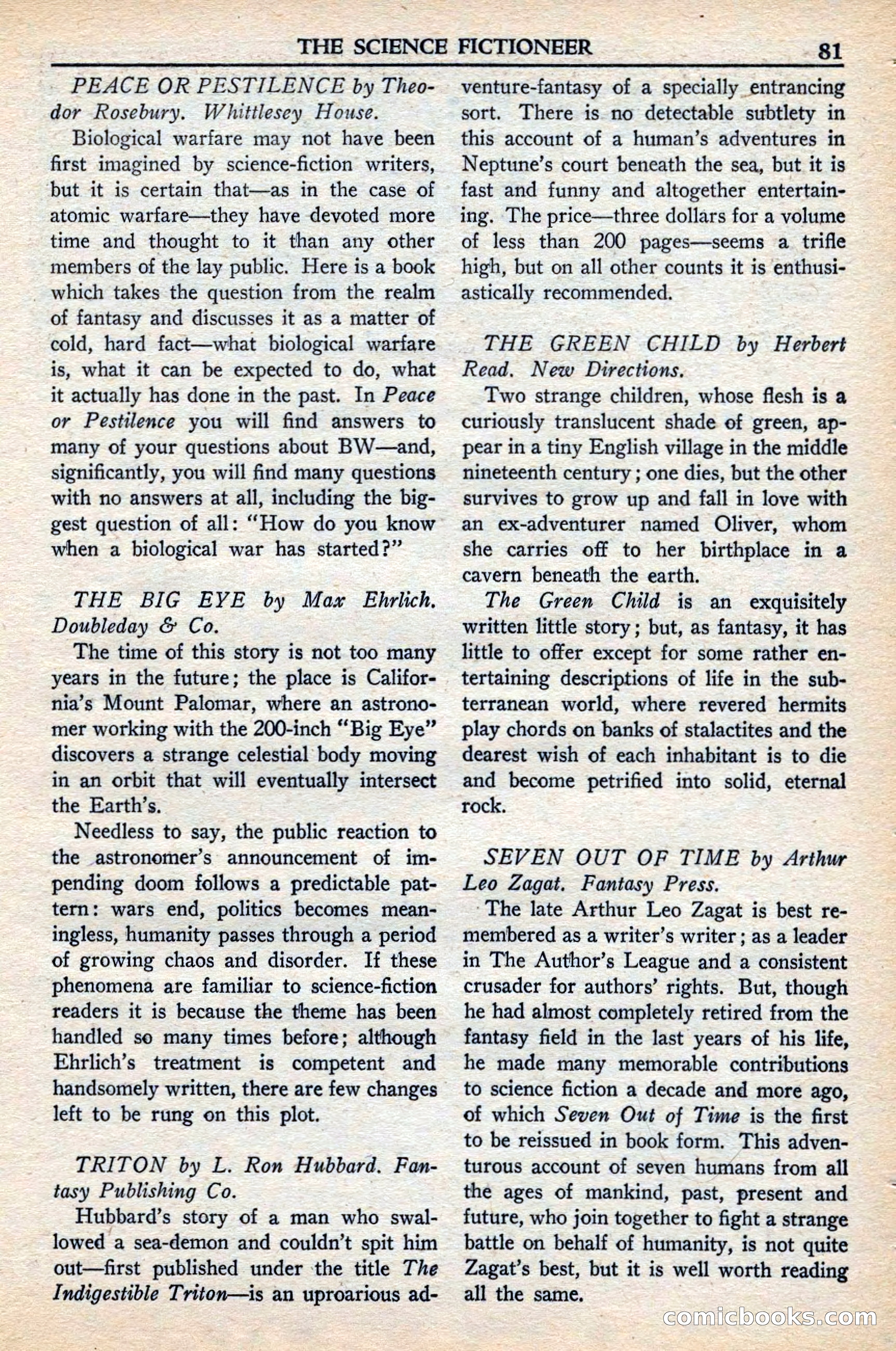 Super Science Stories, November 1949 — page 81 of 132