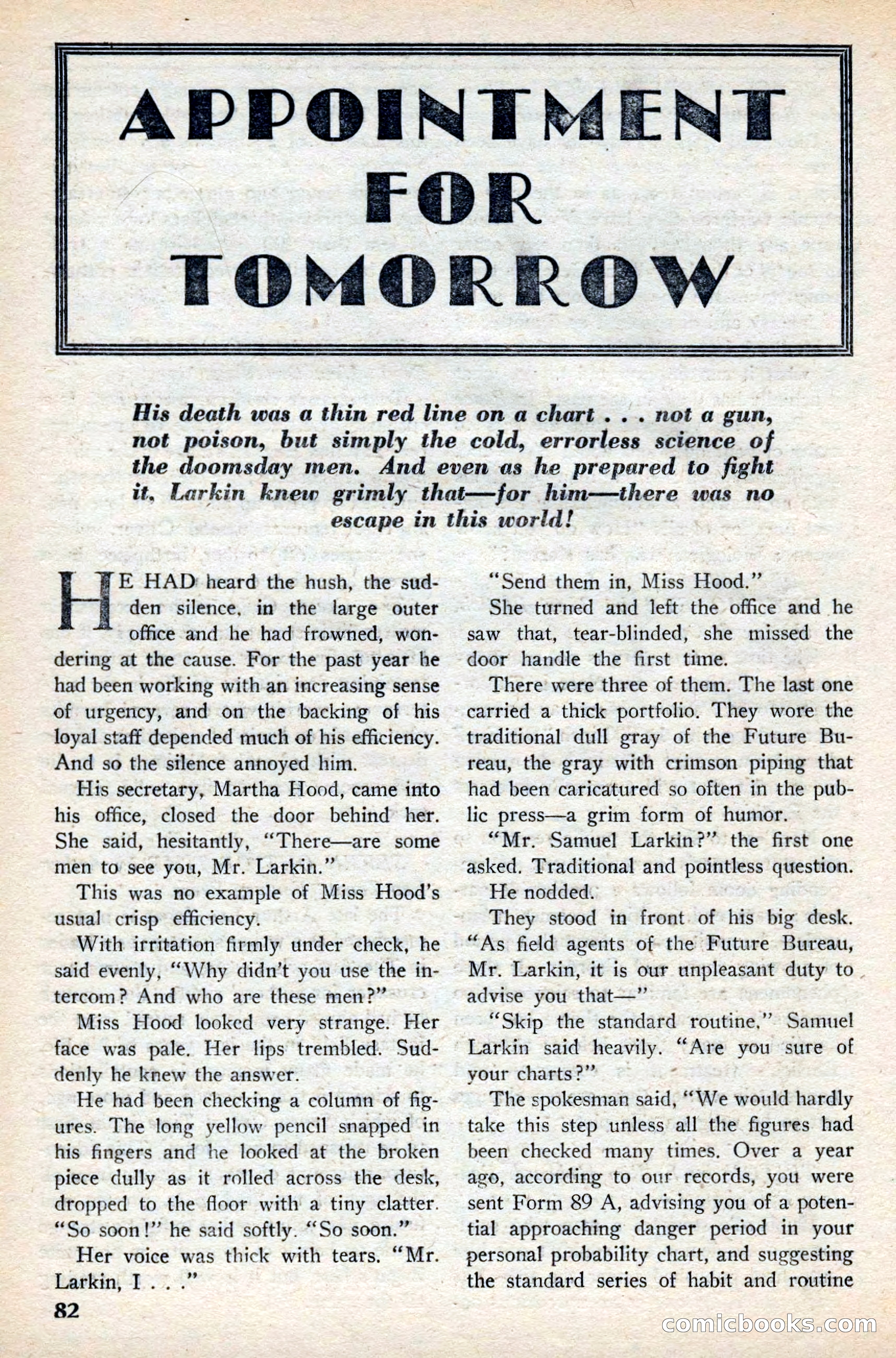 Super Science Stories, November 1949 — page 82 of 132