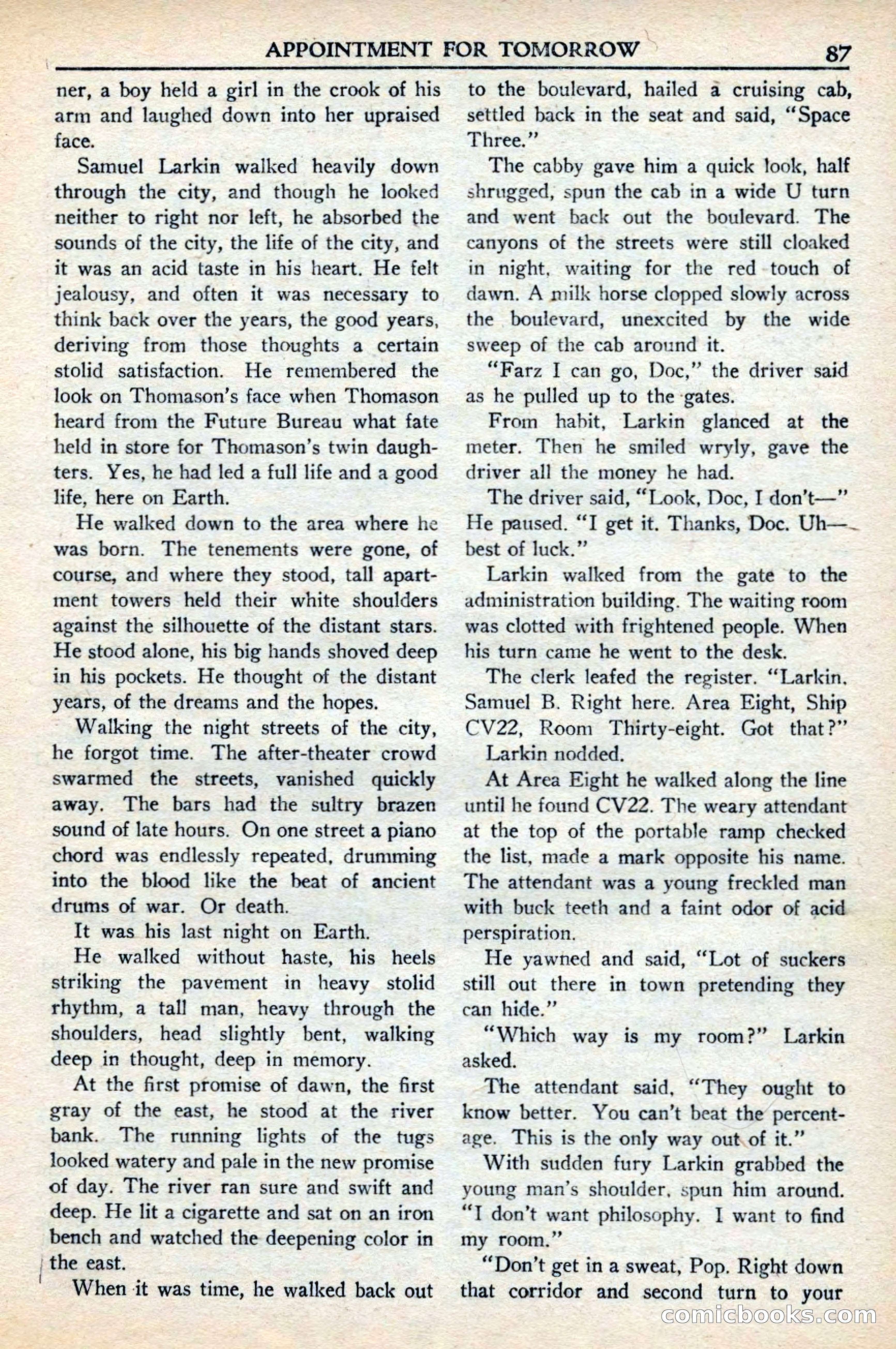 Super Science Stories, November 1949 — page 87 of 132