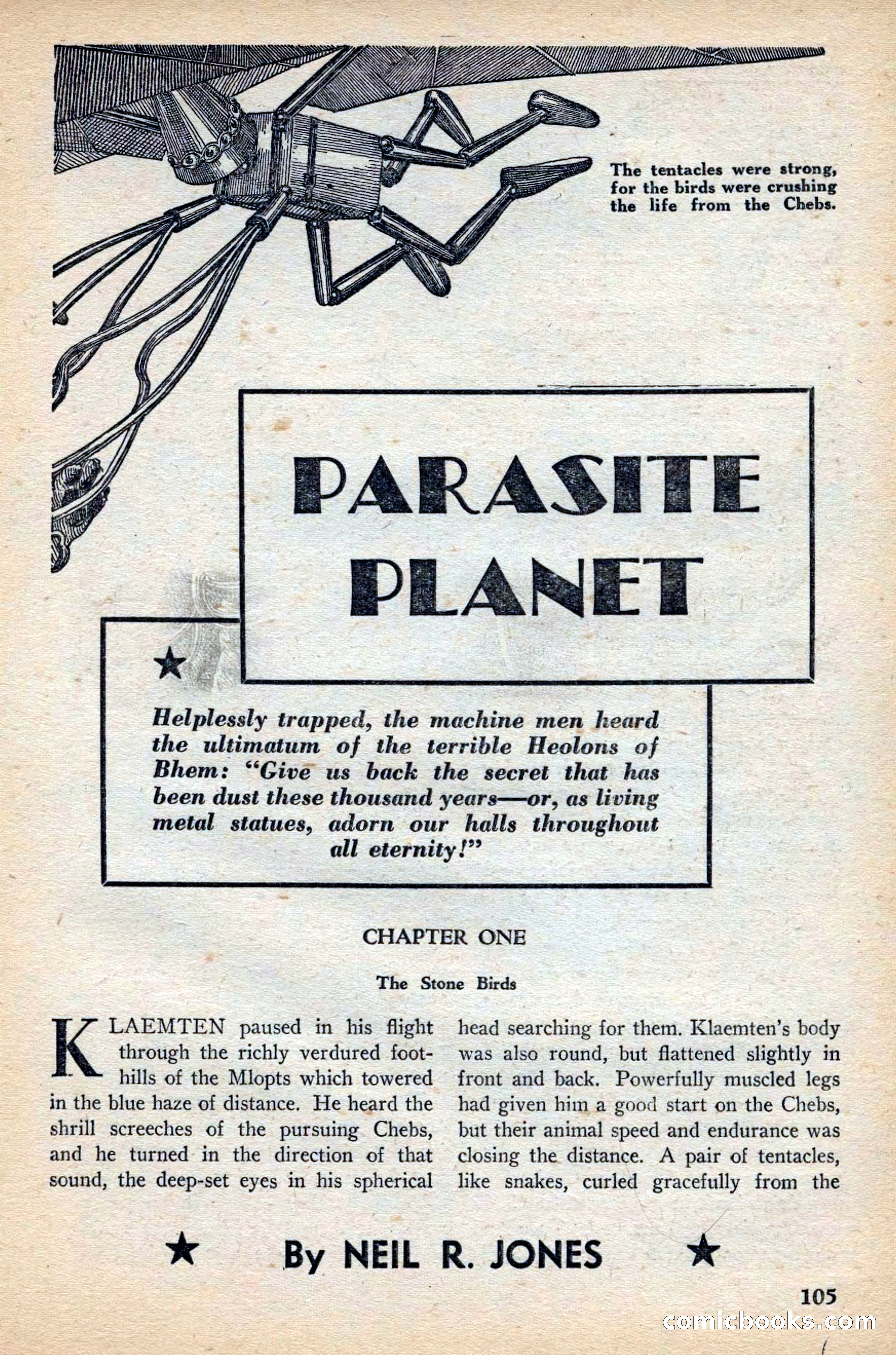 Super Science Stories, November 1949 — page 105 of 132