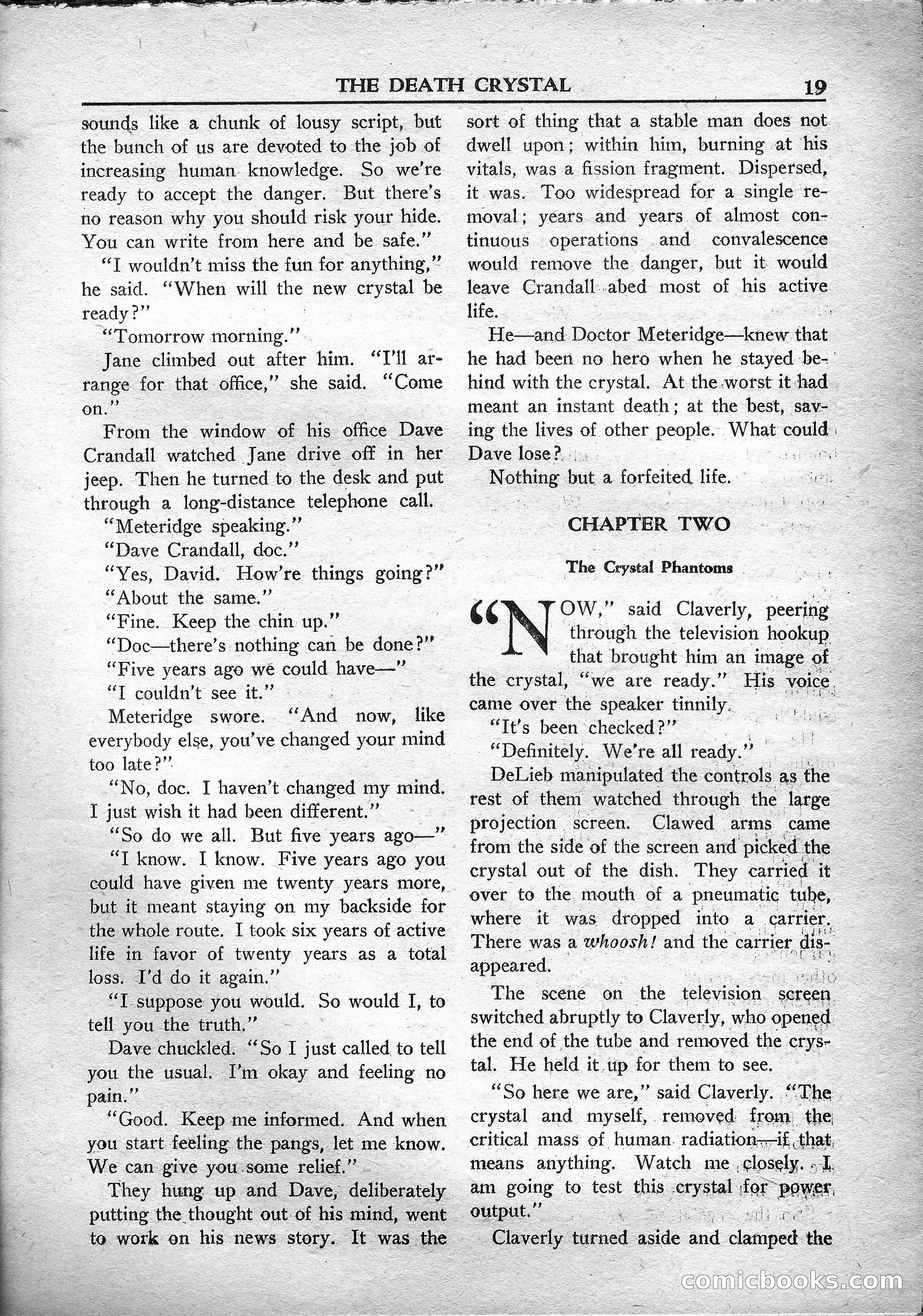 Super Science Stories, May 1950 — page 19 of 132
