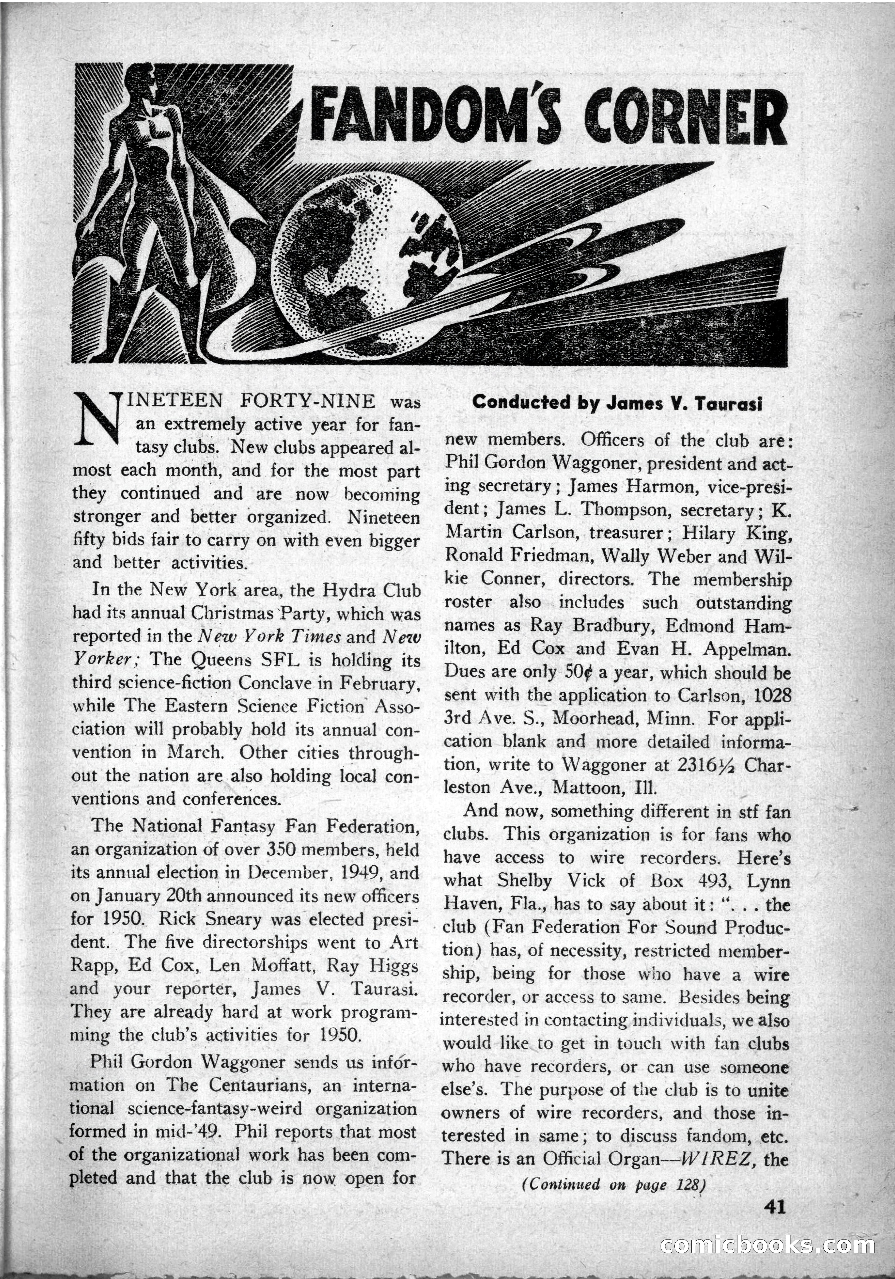 Super Science Stories, May 1950 — page 41 of 132
