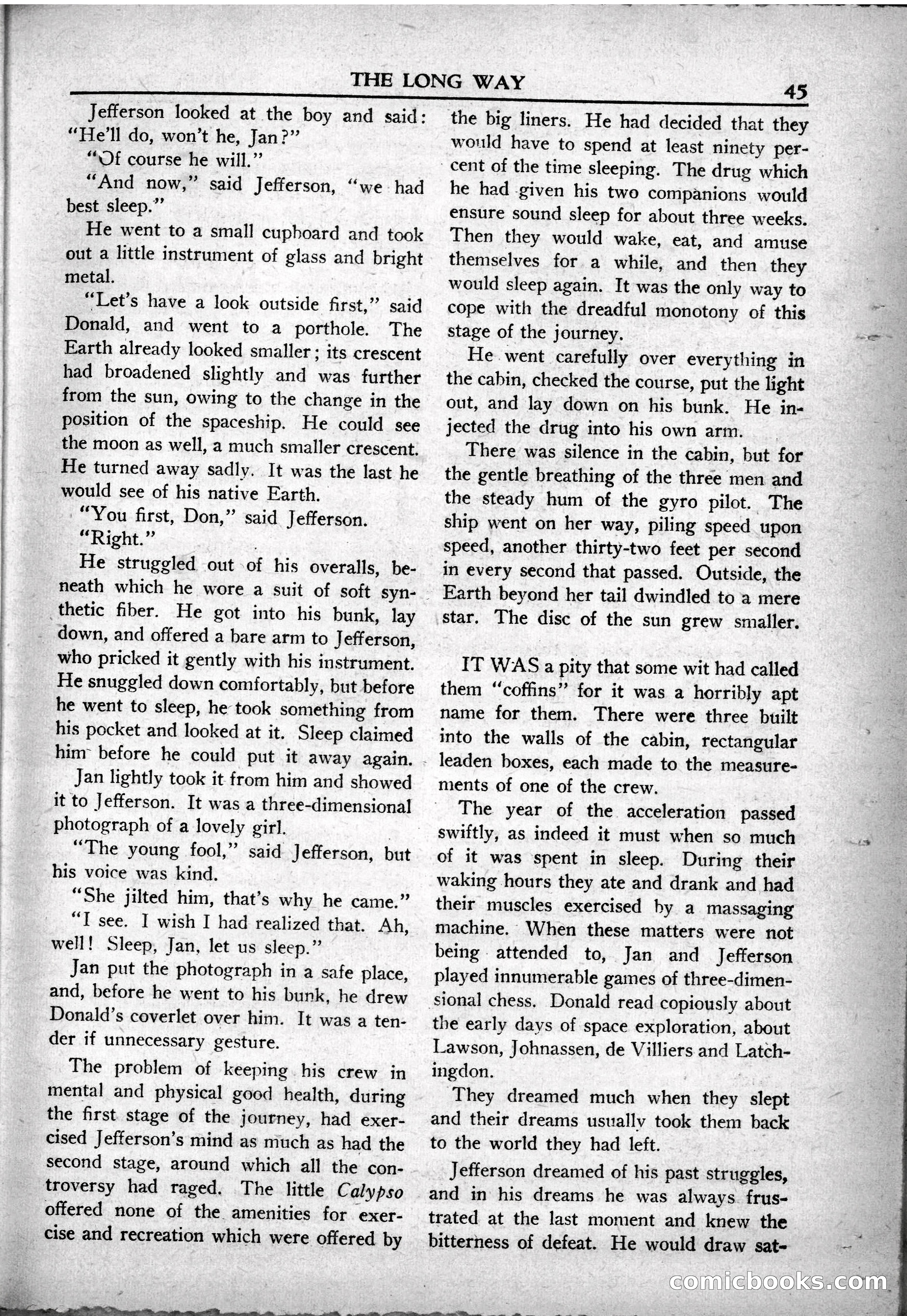 Super Science Stories, May 1950 — page 45 of 132