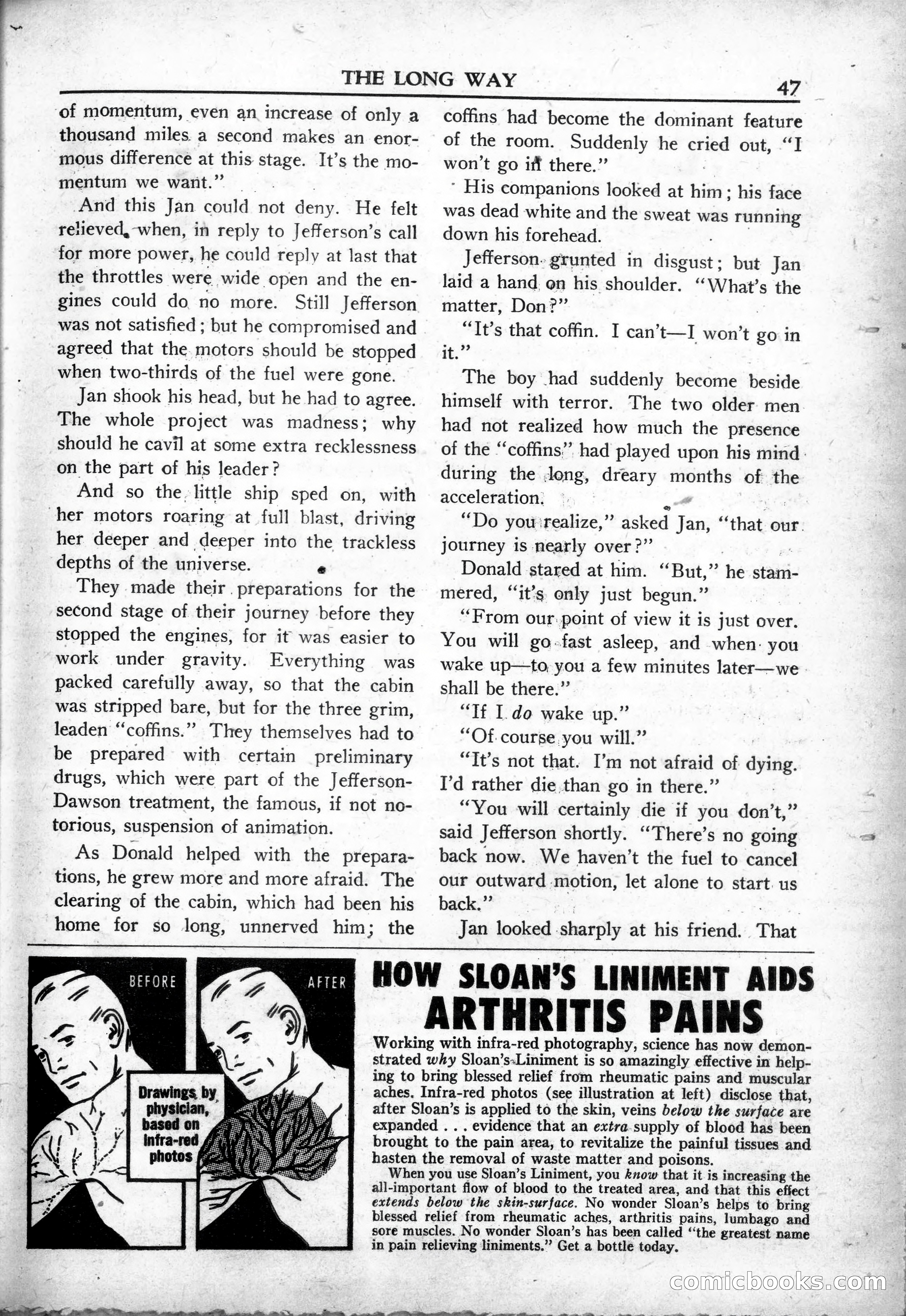 Super Science Stories, May 1950 — page 47 of 132