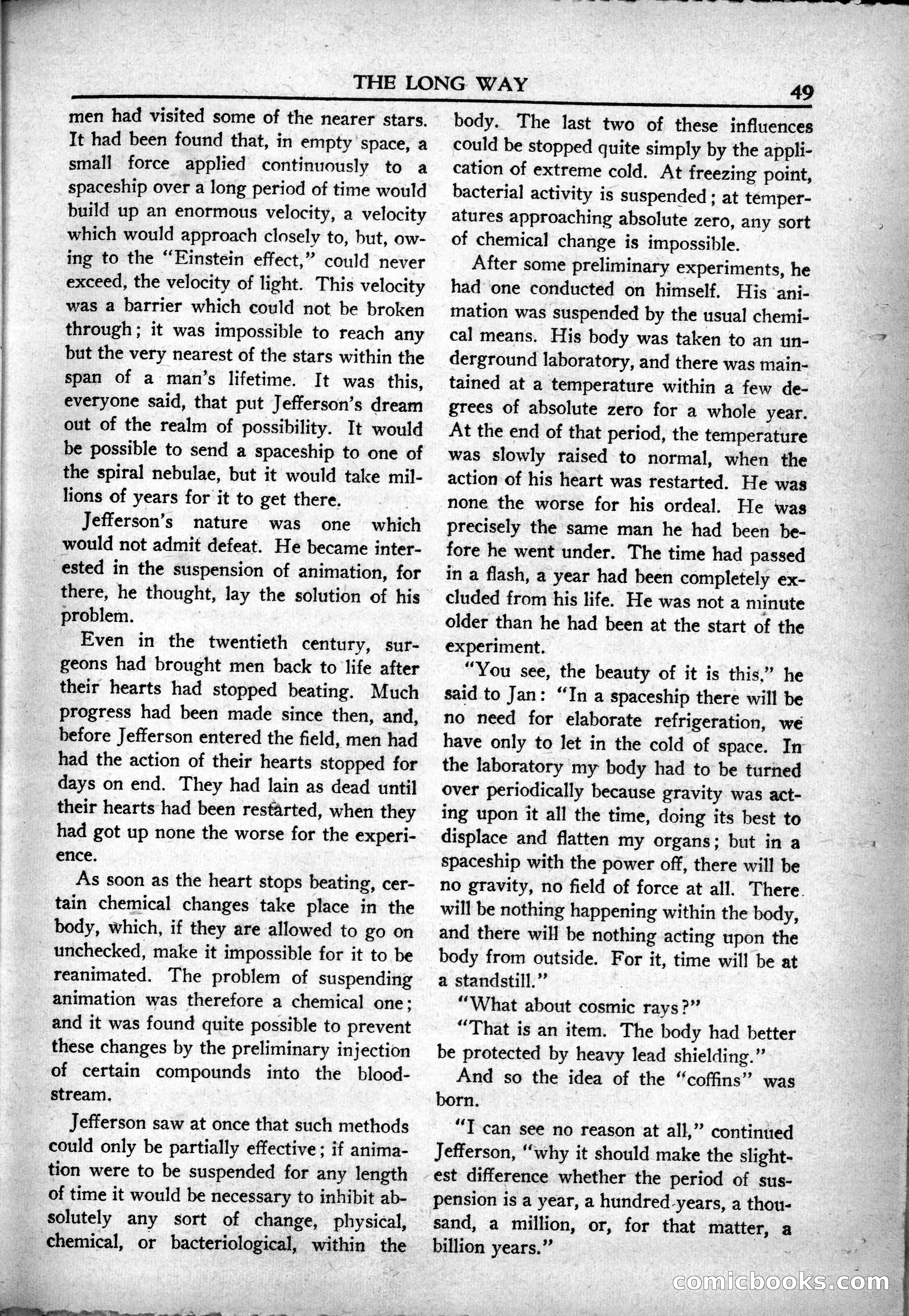 Super Science Stories, May 1950 — page 49 of 132