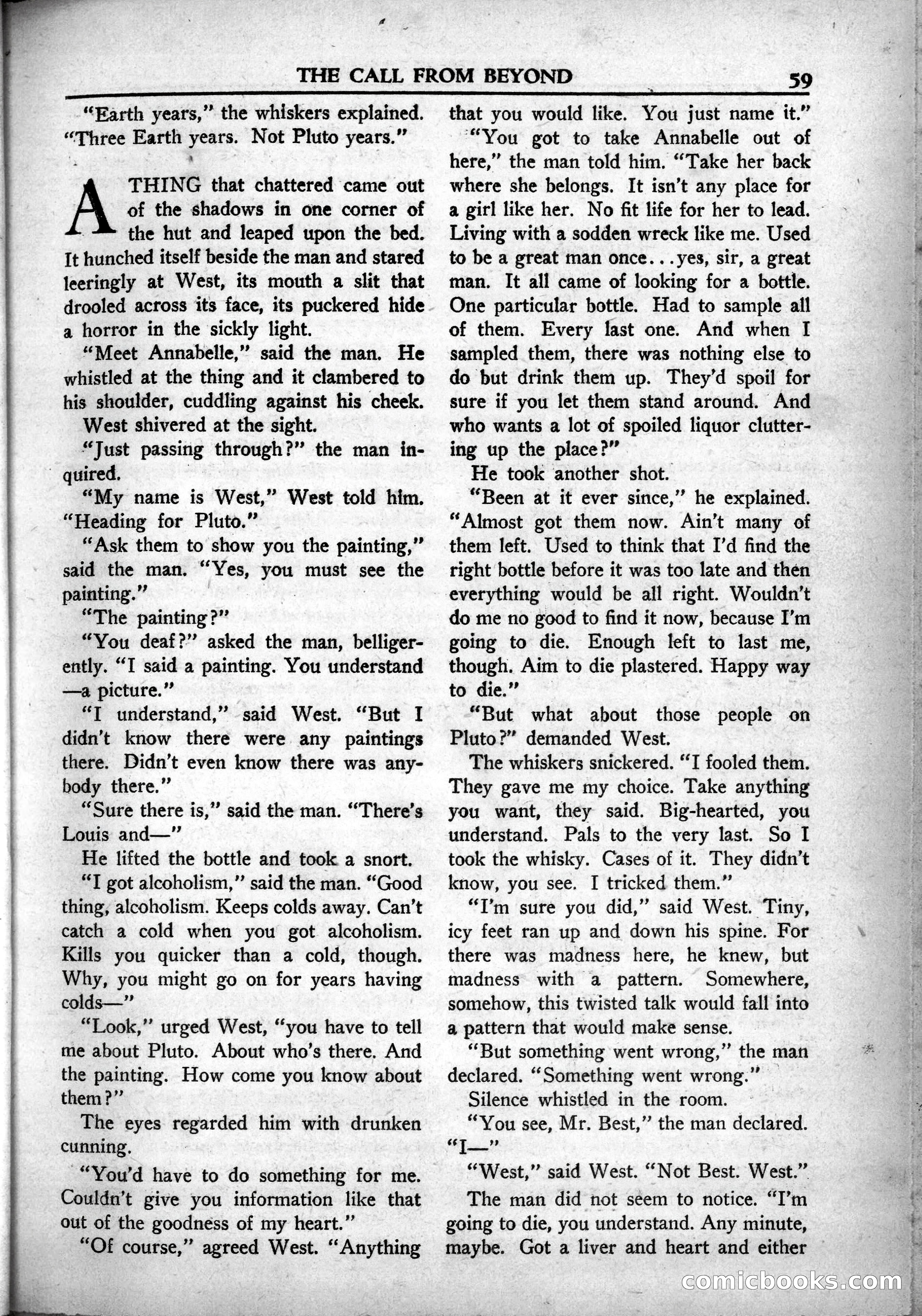Super Science Stories, May 1950 — page 59 of 132