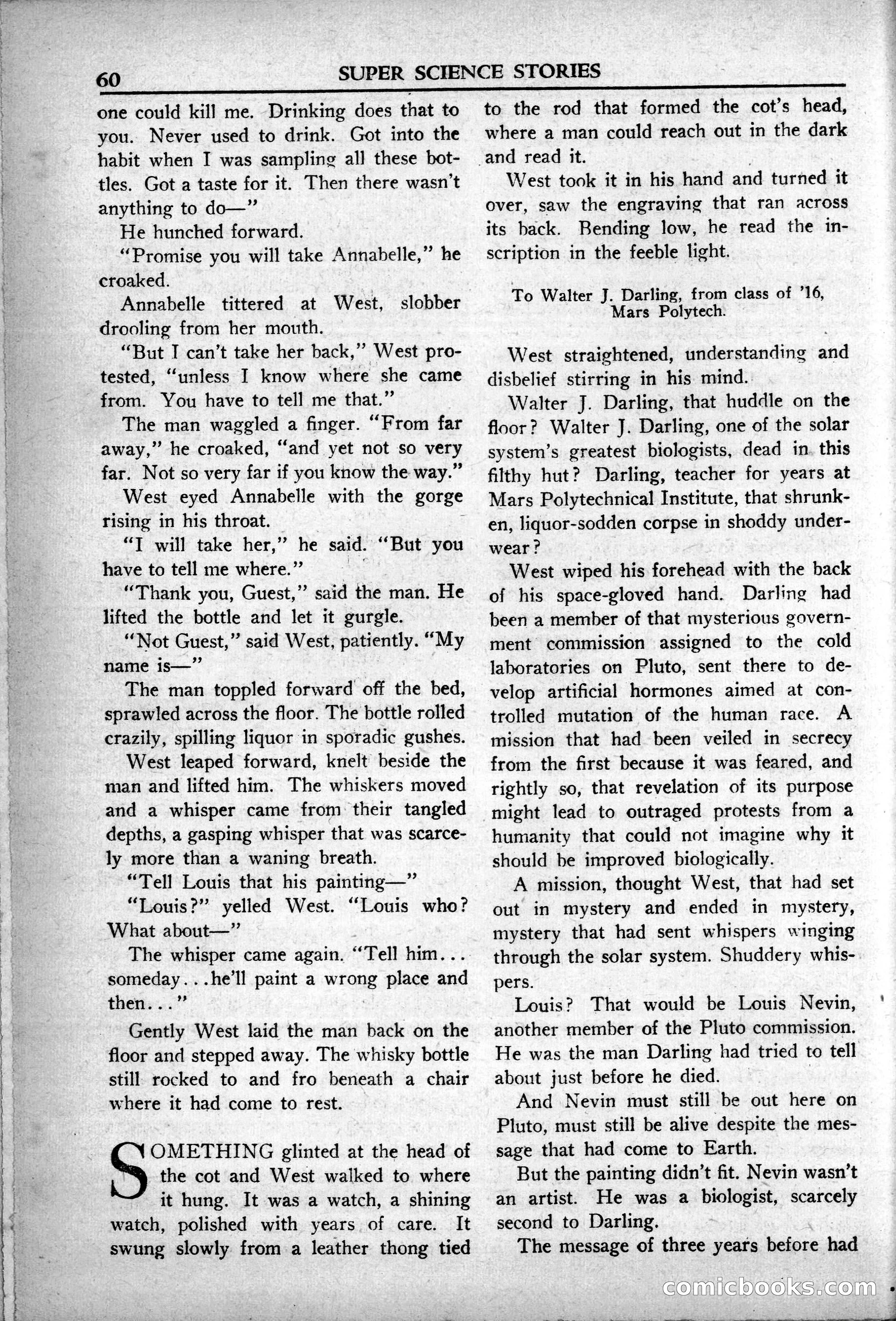Super Science Stories, May 1950 — page 60 of 132