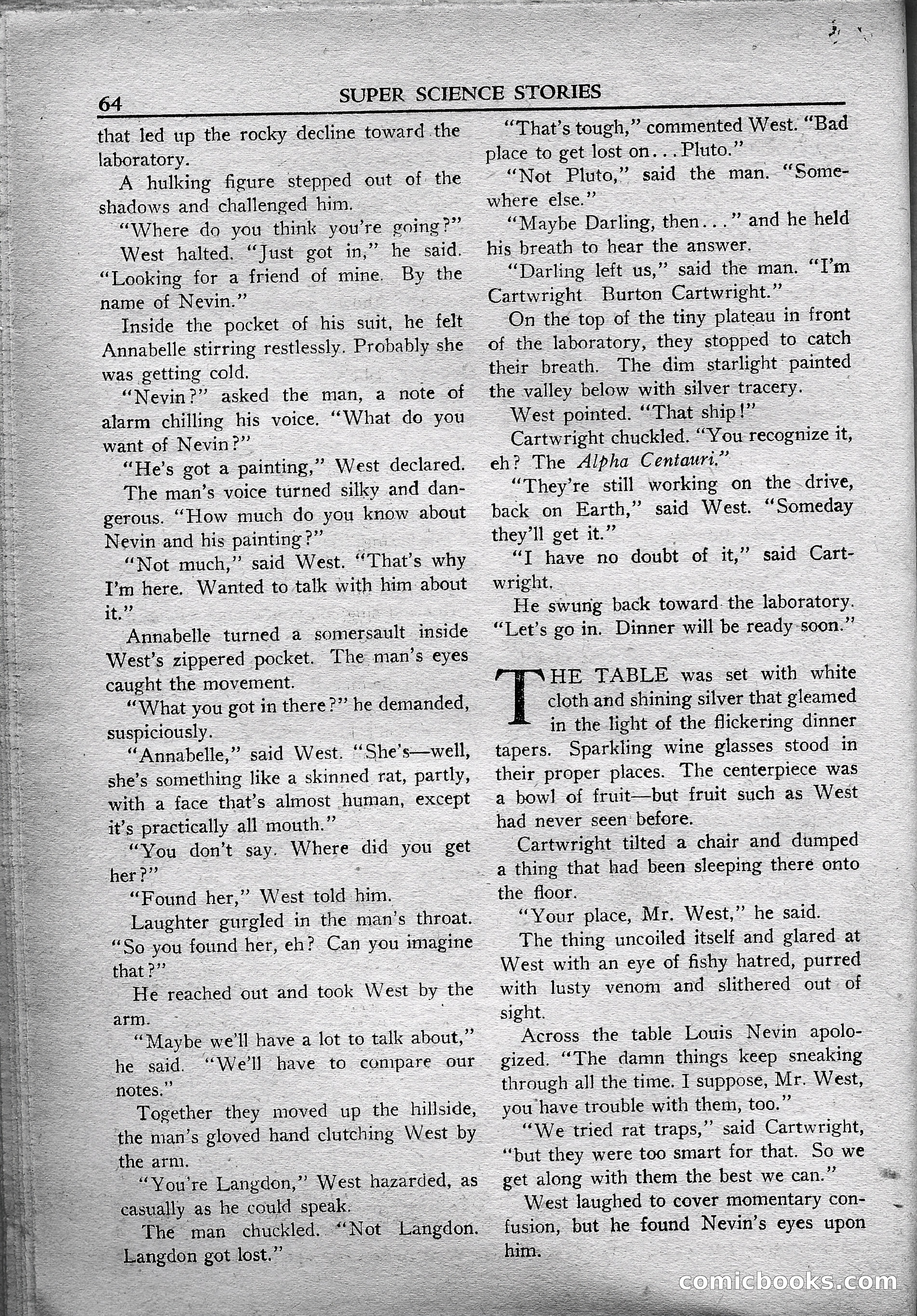 Super Science Stories, May 1950 — page 64 of 132