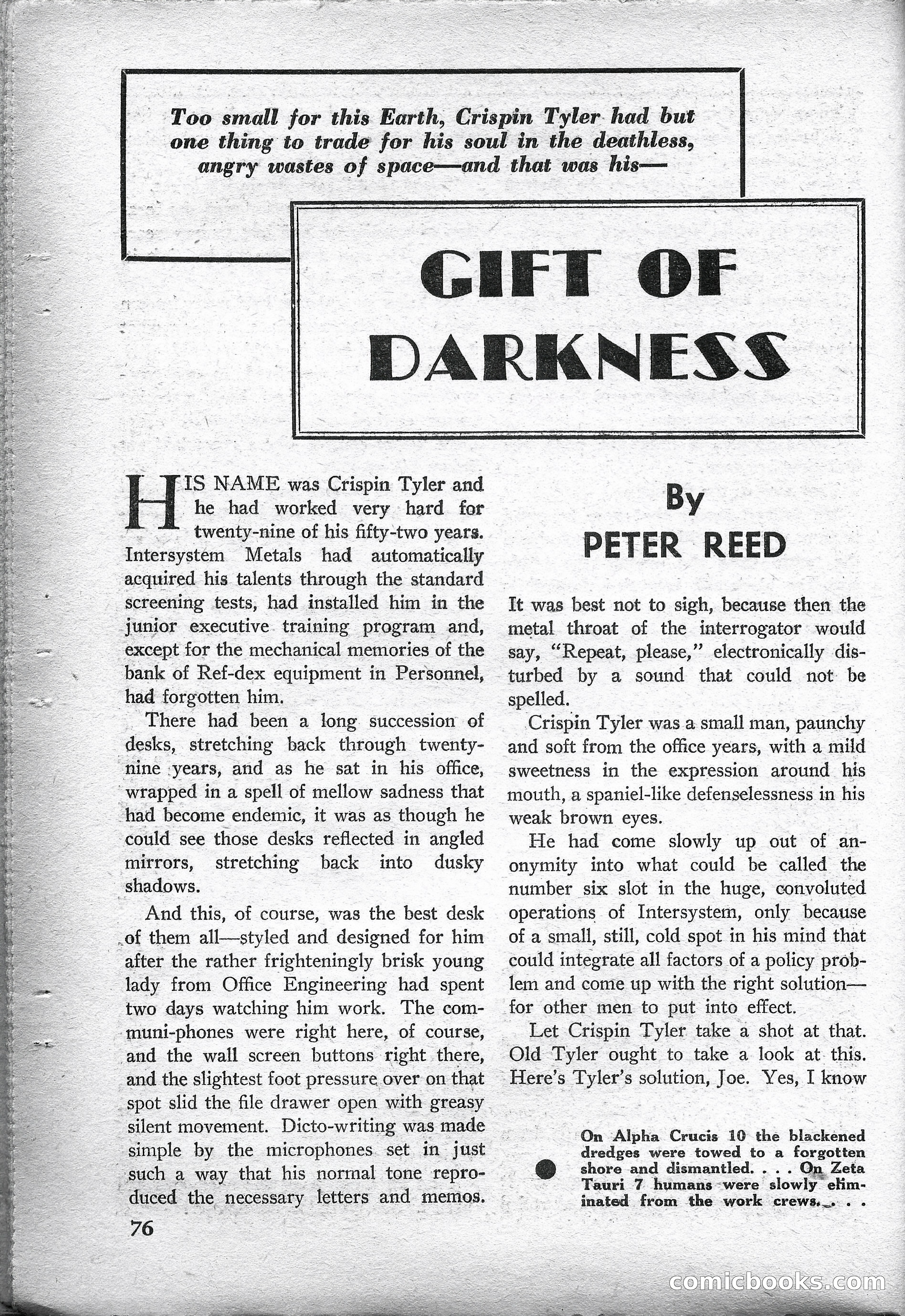 Super Science Stories, May 1950 — page 76 of 132