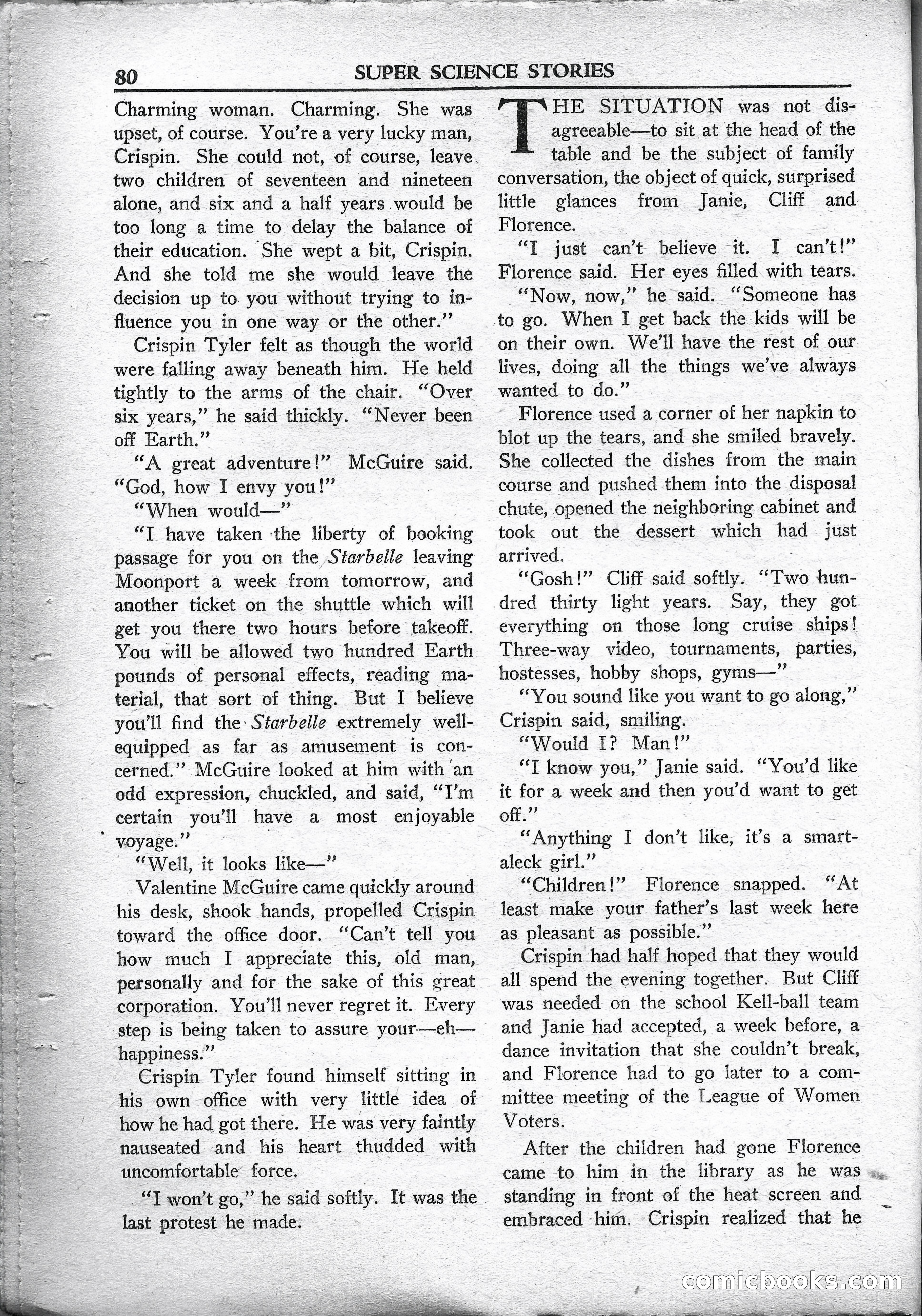 Super Science Stories, May 1950 — page 80 of 132
