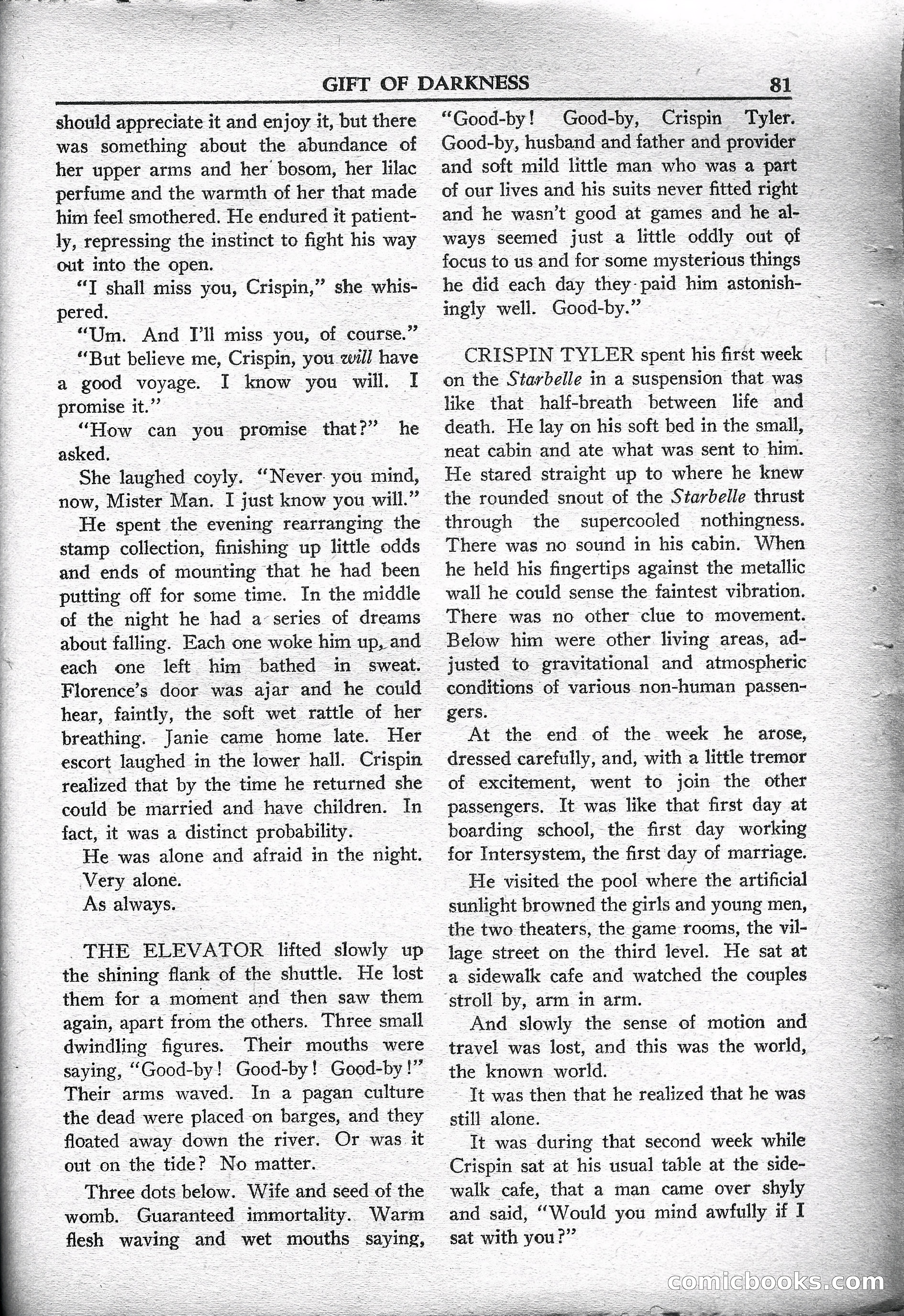 Super Science Stories, May 1950 — page 81 of 132