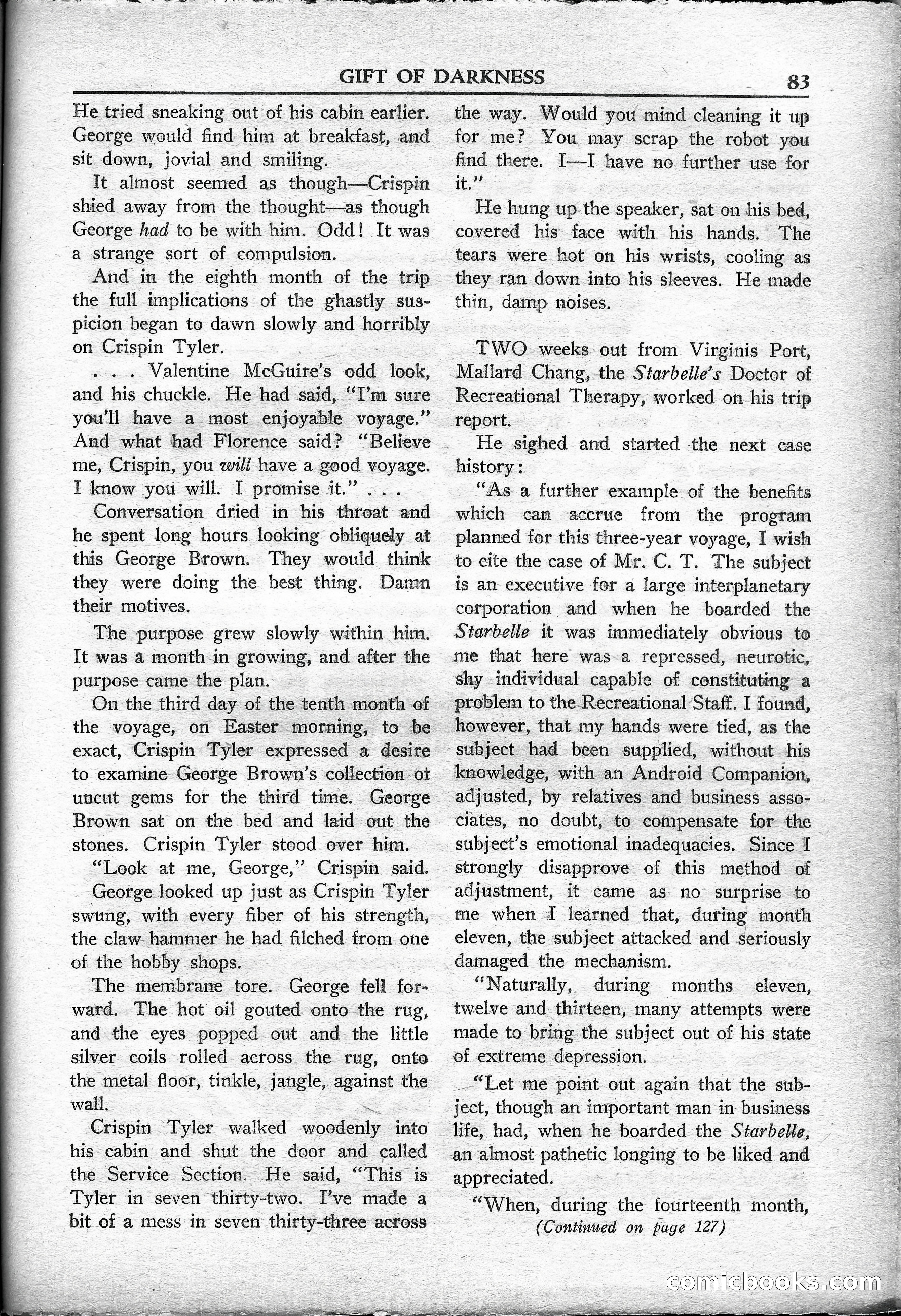 Super Science Stories, May 1950 — page 83 of 132
