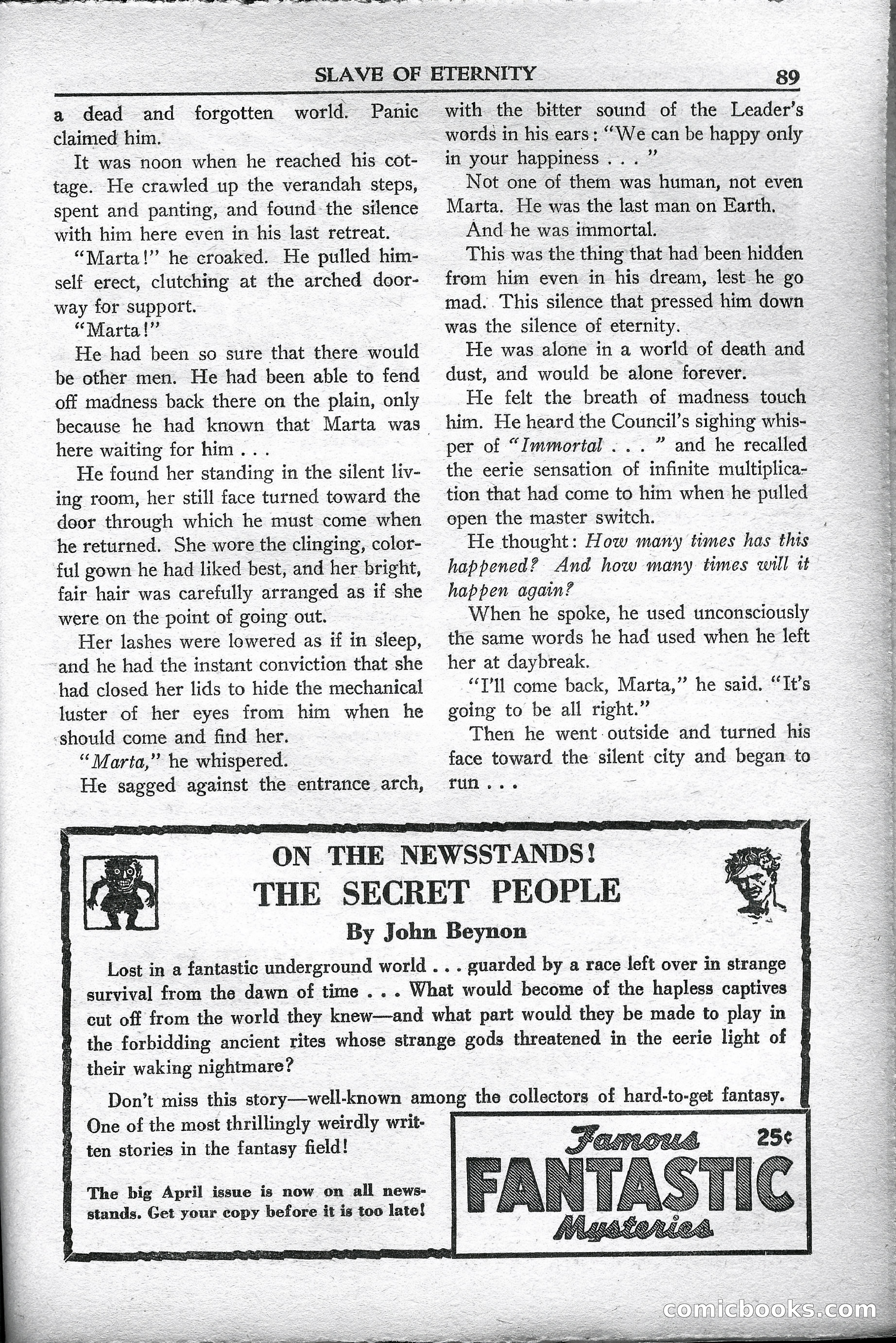 Super Science Stories, May 1950 — page 89 of 132