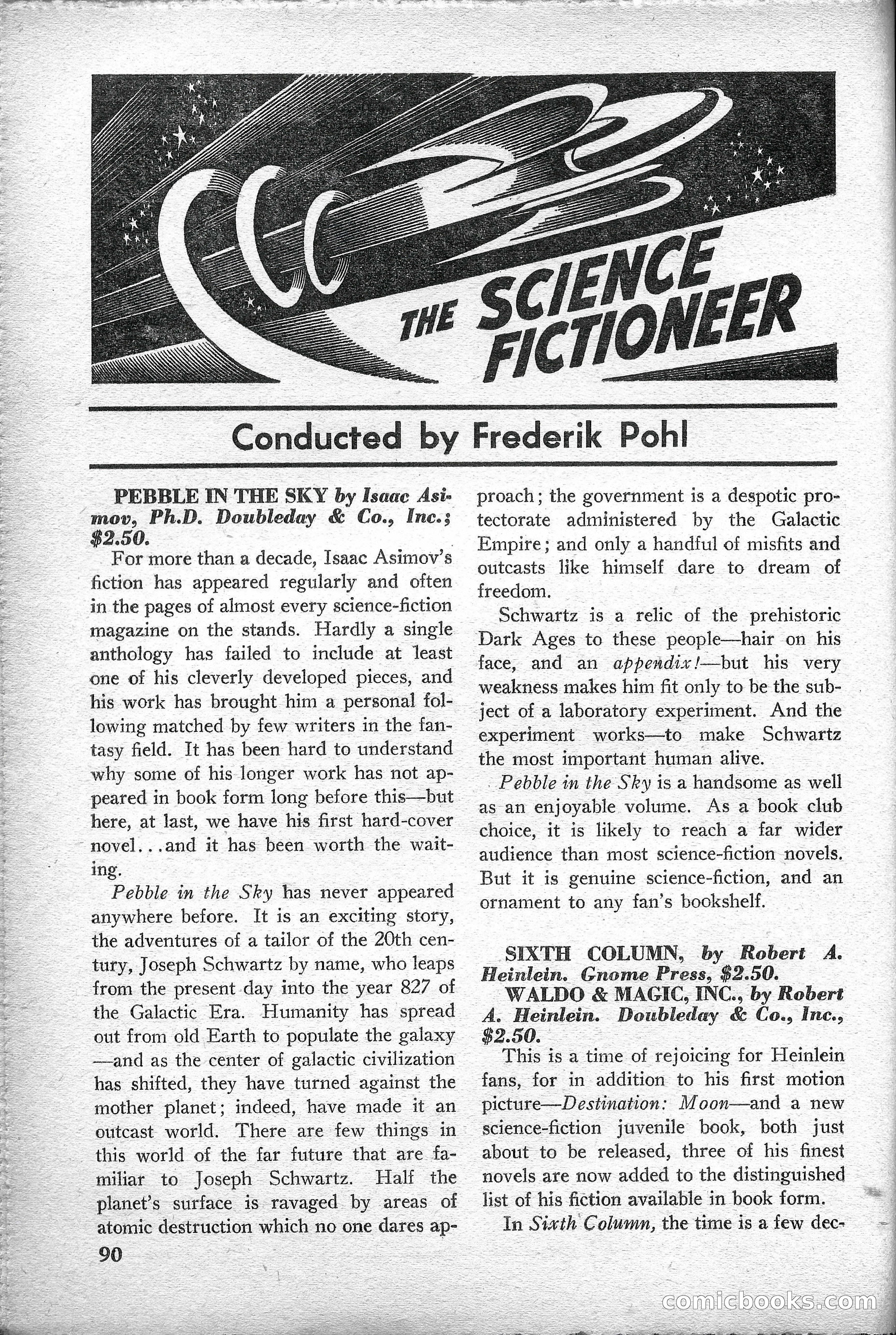 Super Science Stories, May 1950 — page 90 of 132
