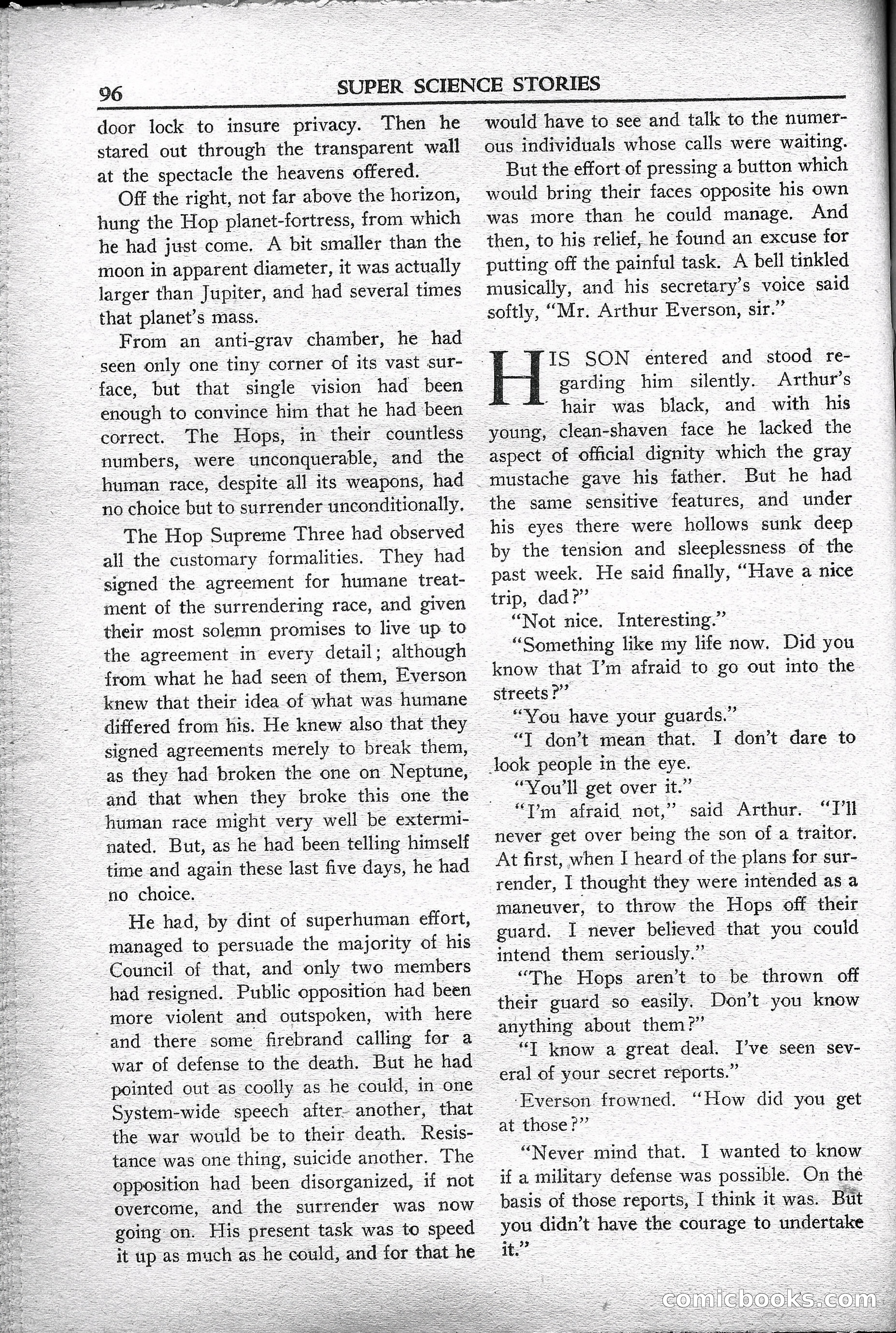 Super Science Stories, May 1950 — page 96 of 132