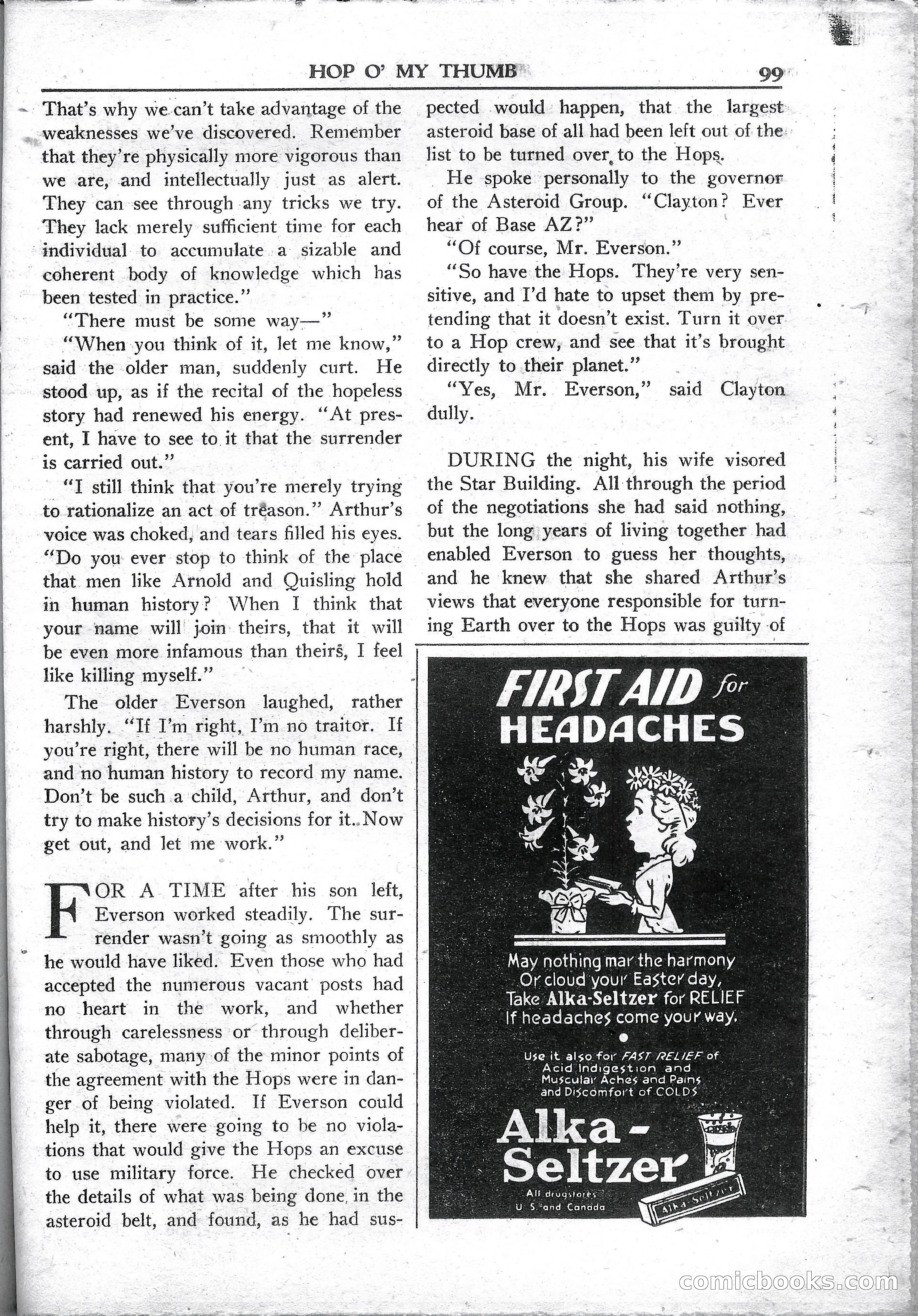 Super Science Stories, May 1950 — page 99 of 132