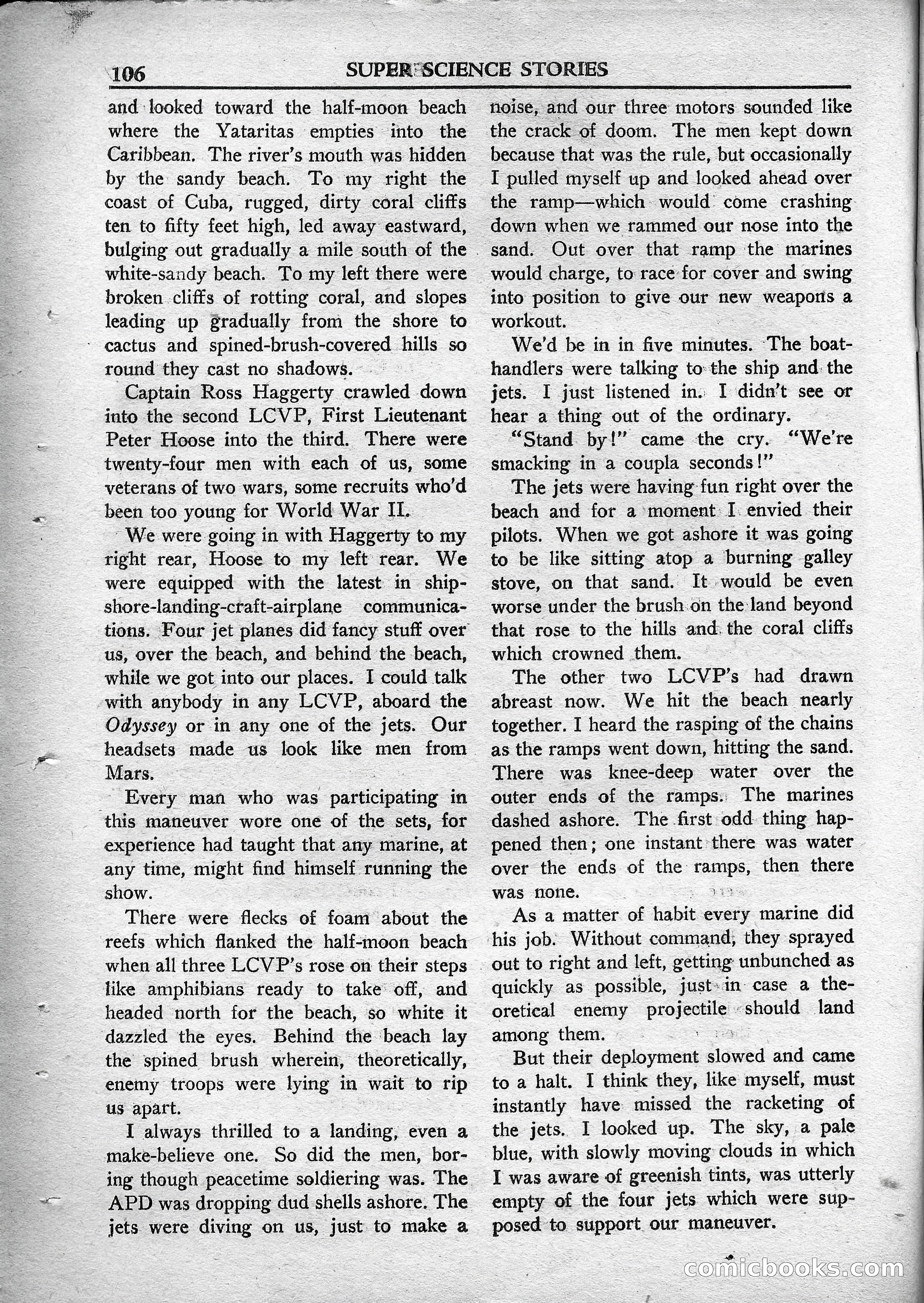 Super Science Stories, May 1950 — page 106 of 132