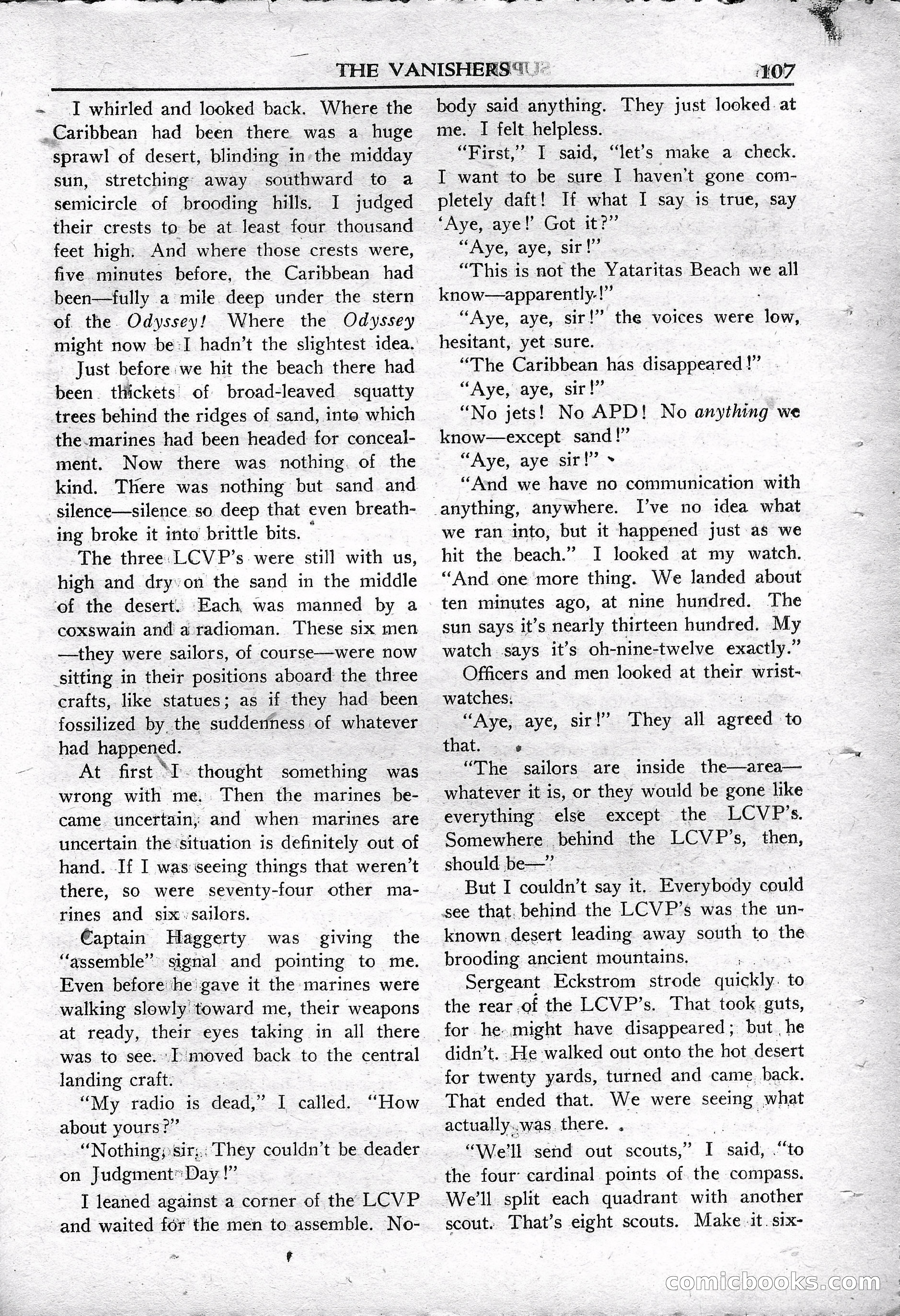 Super Science Stories, May 1950 — page 107 of 132