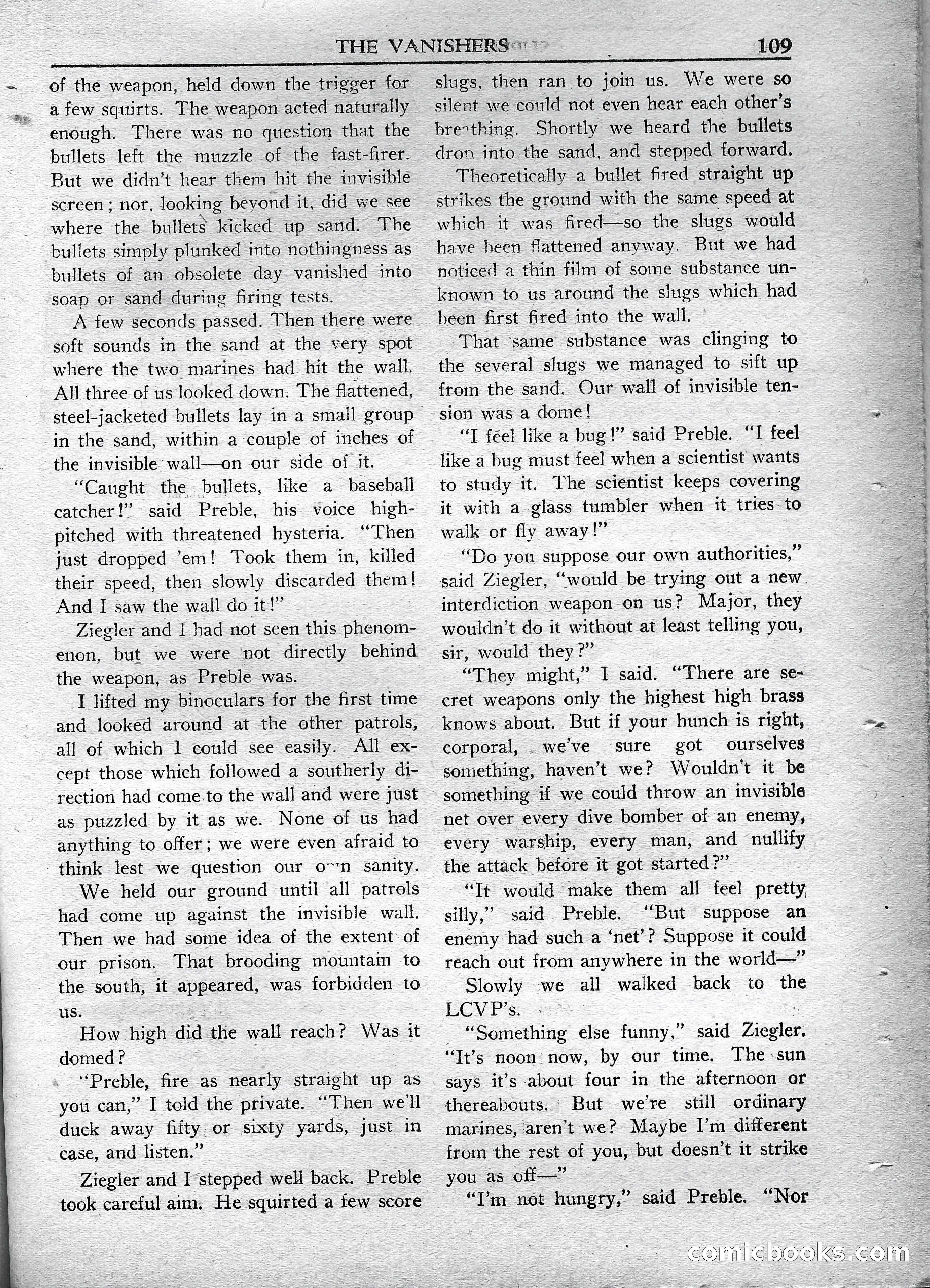 Super Science Stories, May 1950 — page 109 of 132