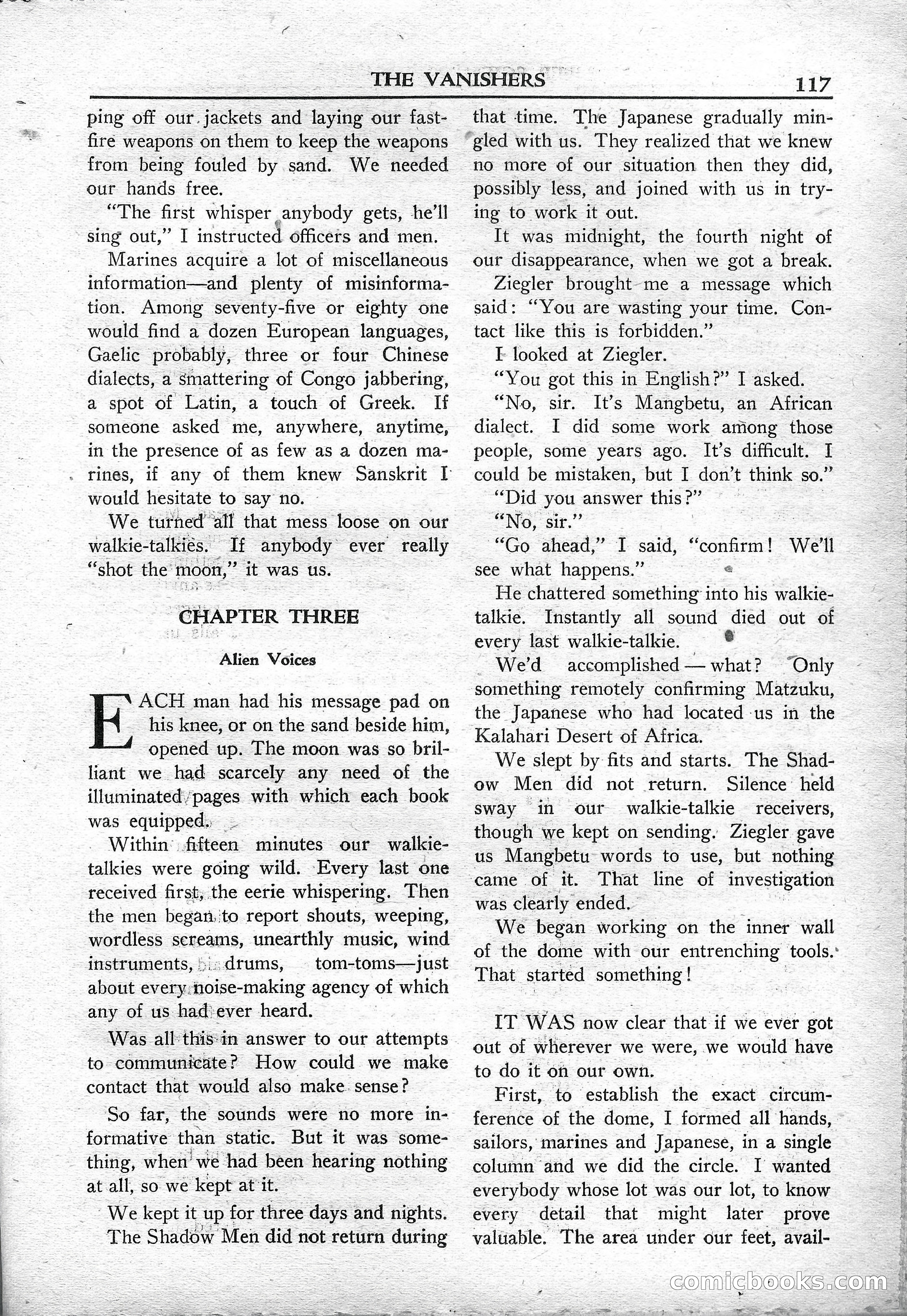 Super Science Stories, May 1950 — page 117 of 132