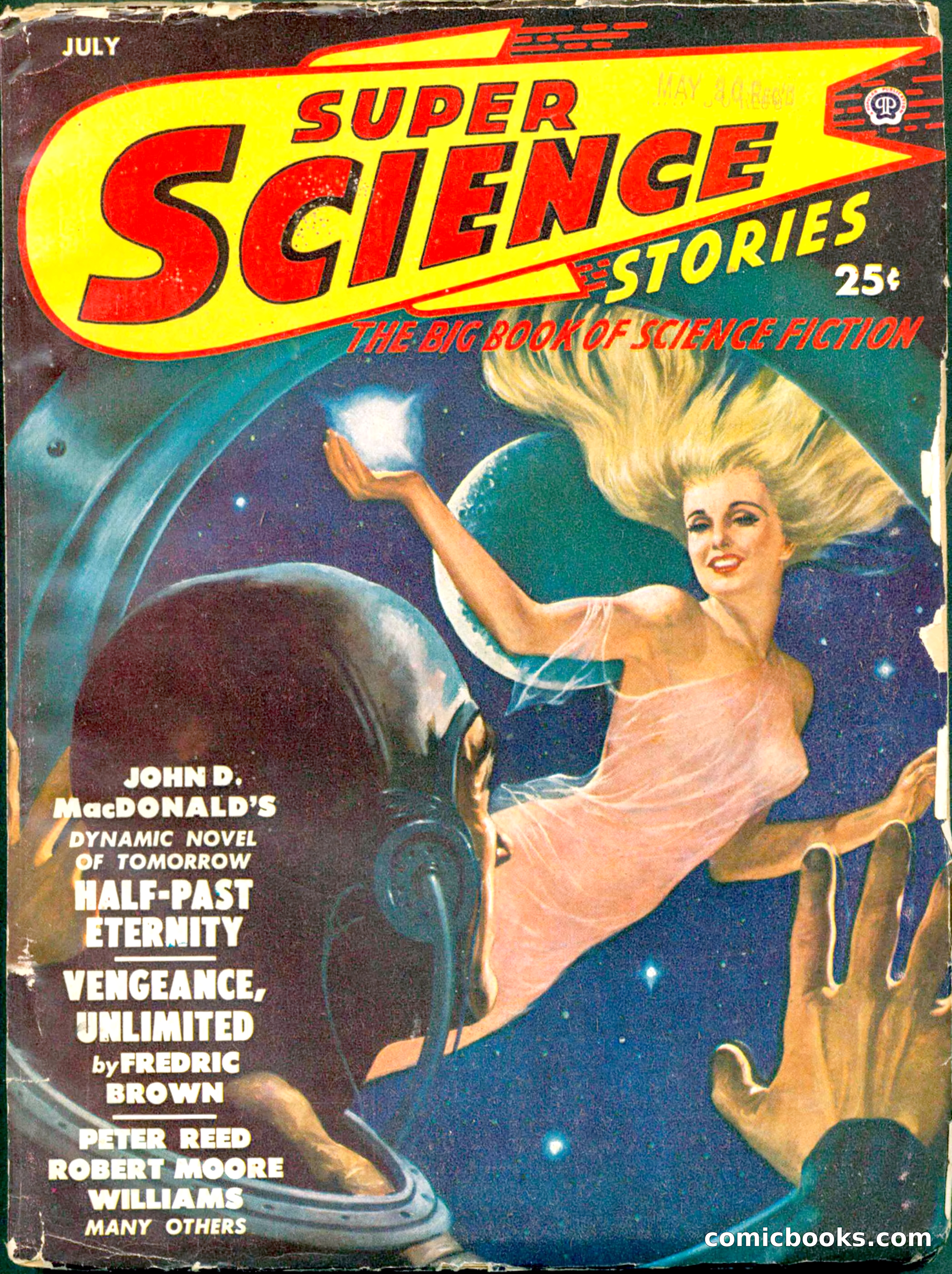 Super Science Stories, July 1950 — page 1 of 133