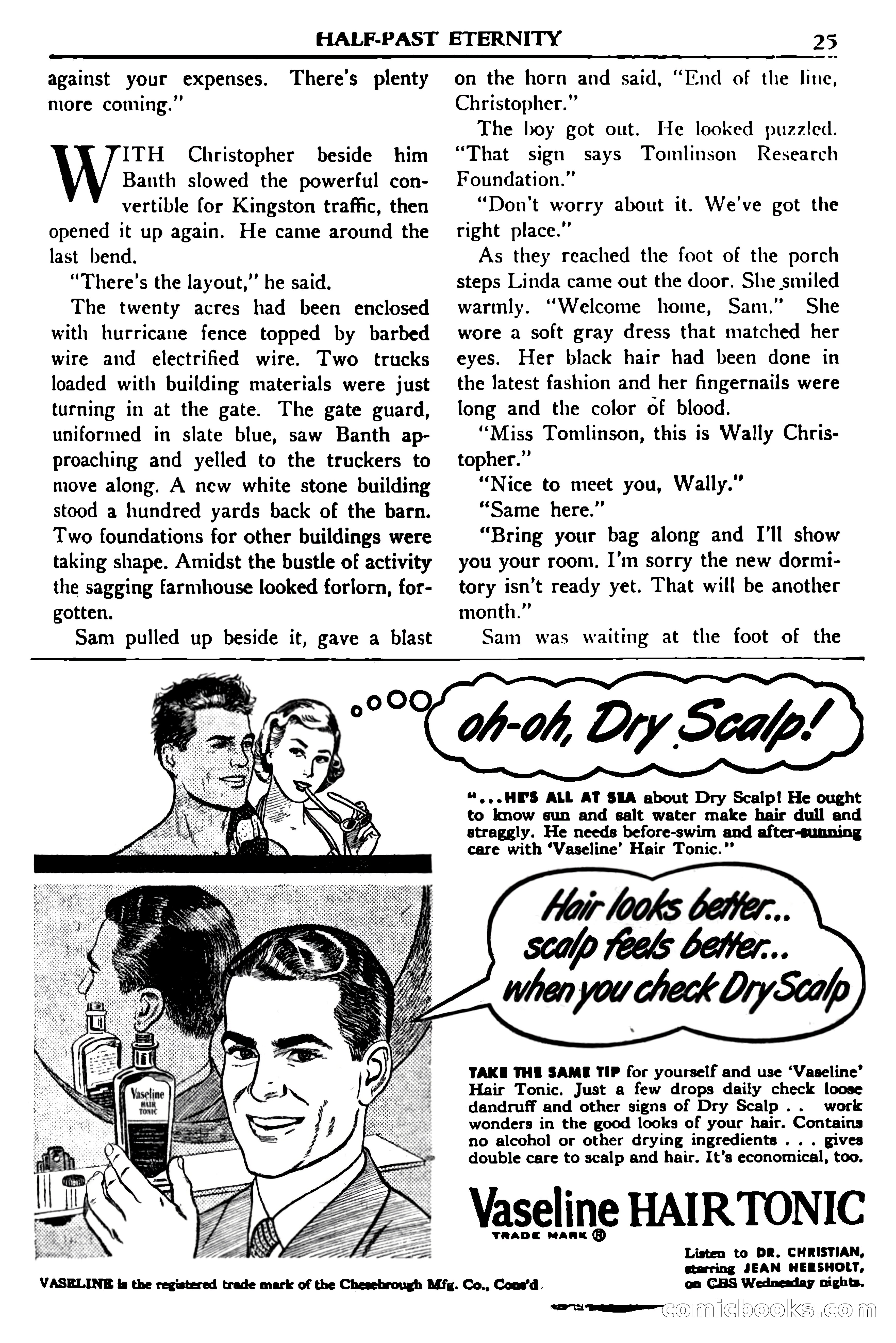 Super Science Stories, July 1950 — page 25 of 133