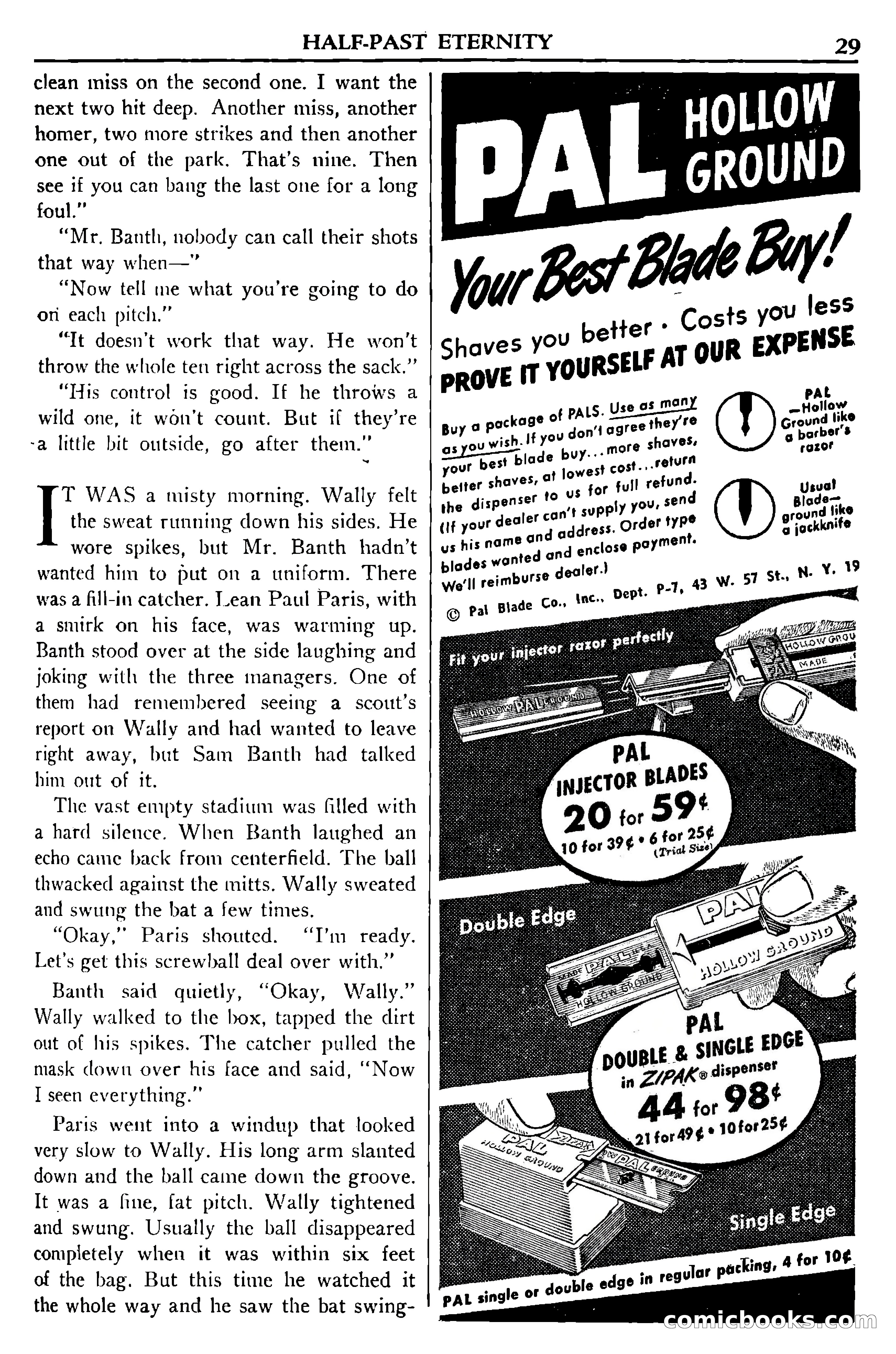 Super Science Stories, July 1950 — page 29 of 133