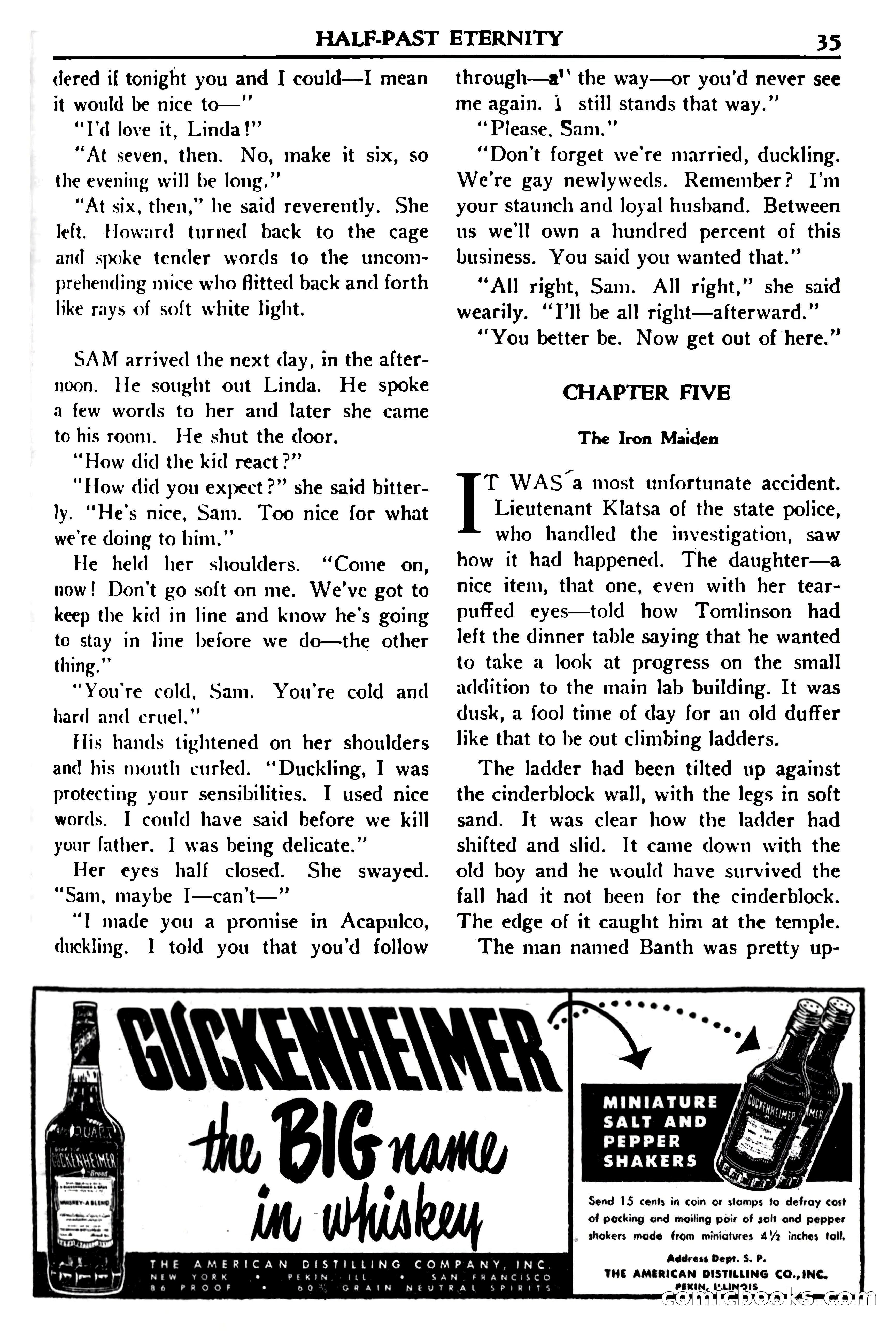 Super Science Stories, July 1950 — page 35 of 133