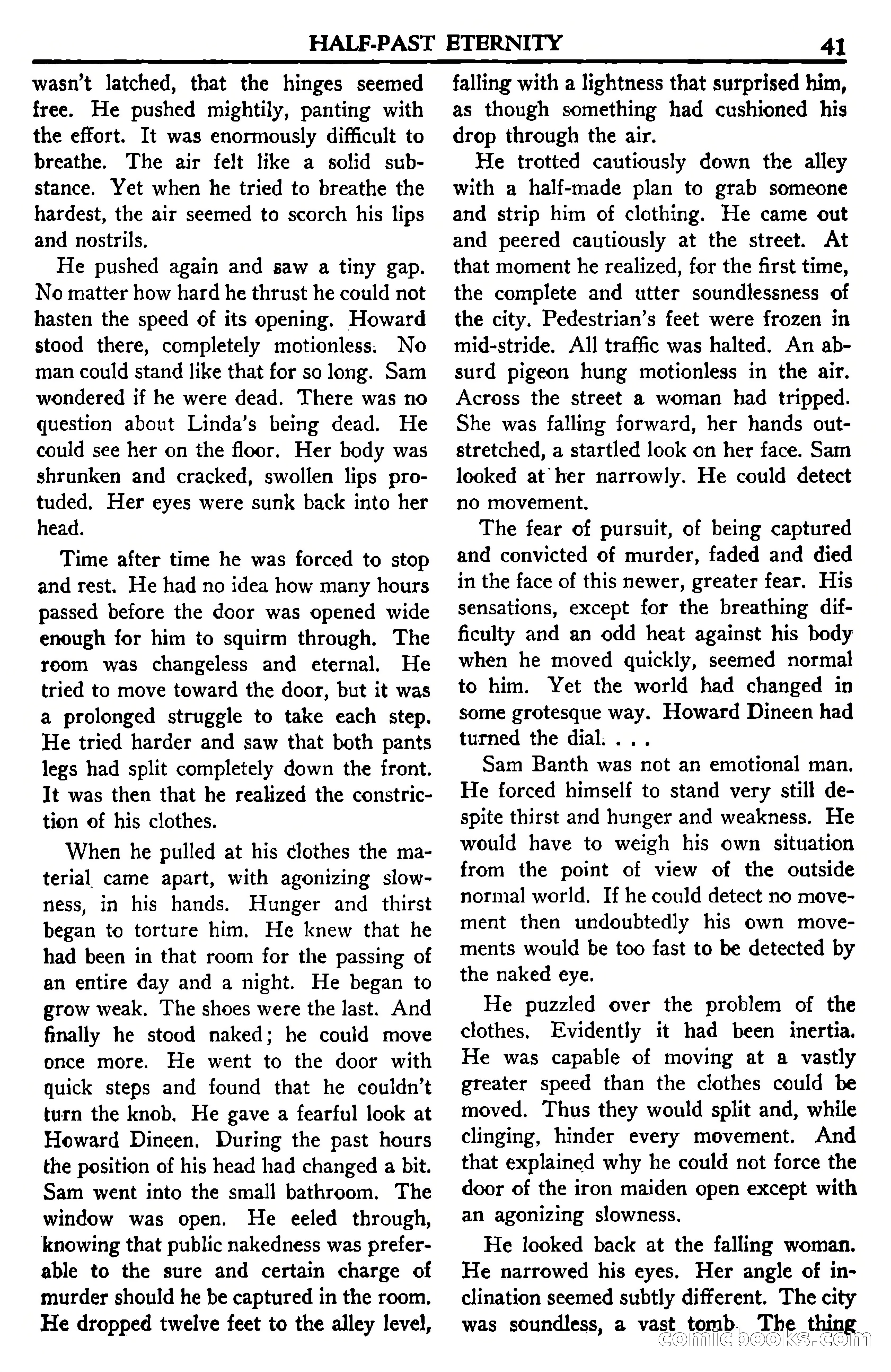 Super Science Stories, July 1950 — page 41 of 133