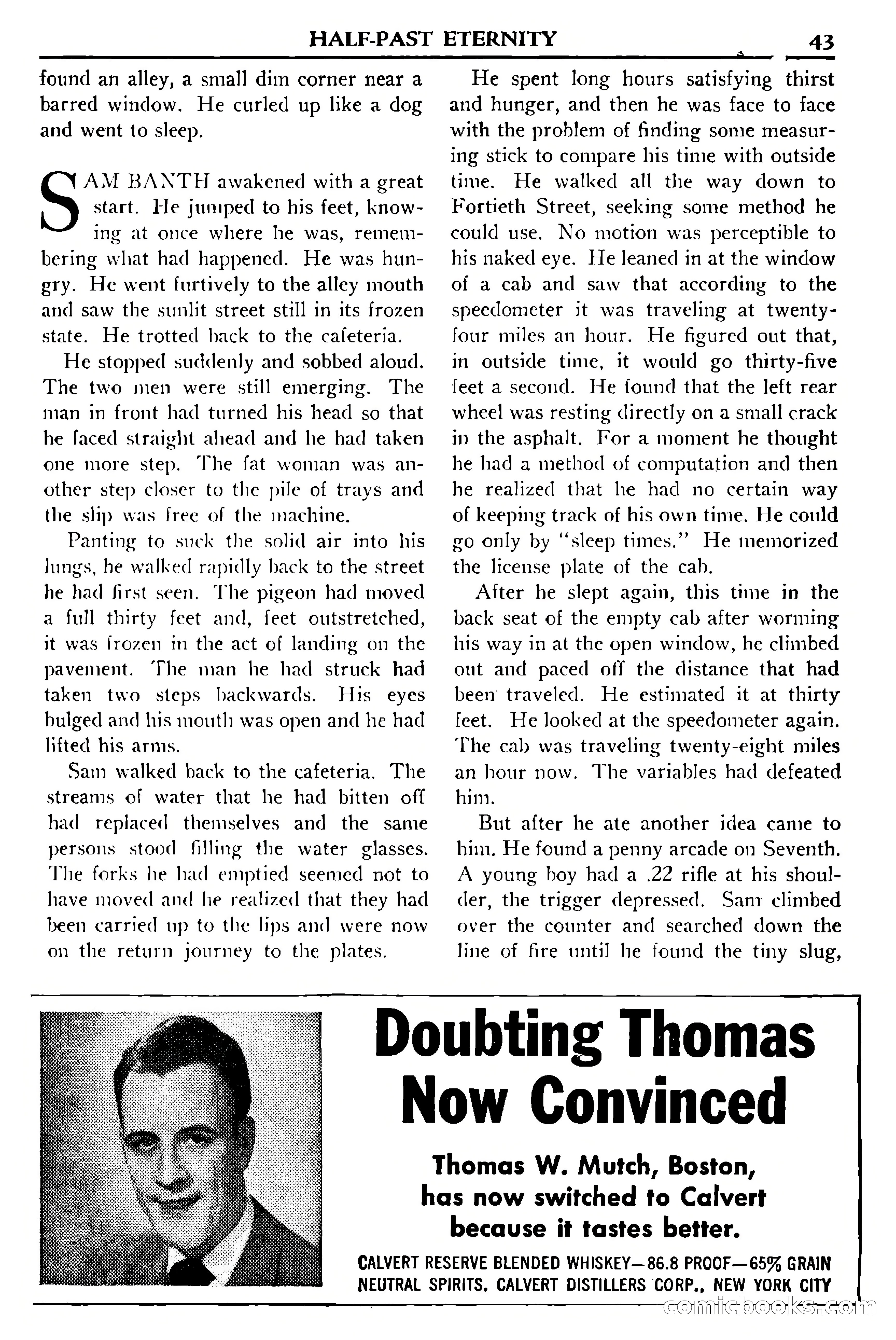 Super Science Stories, July 1950 — page 43 of 133